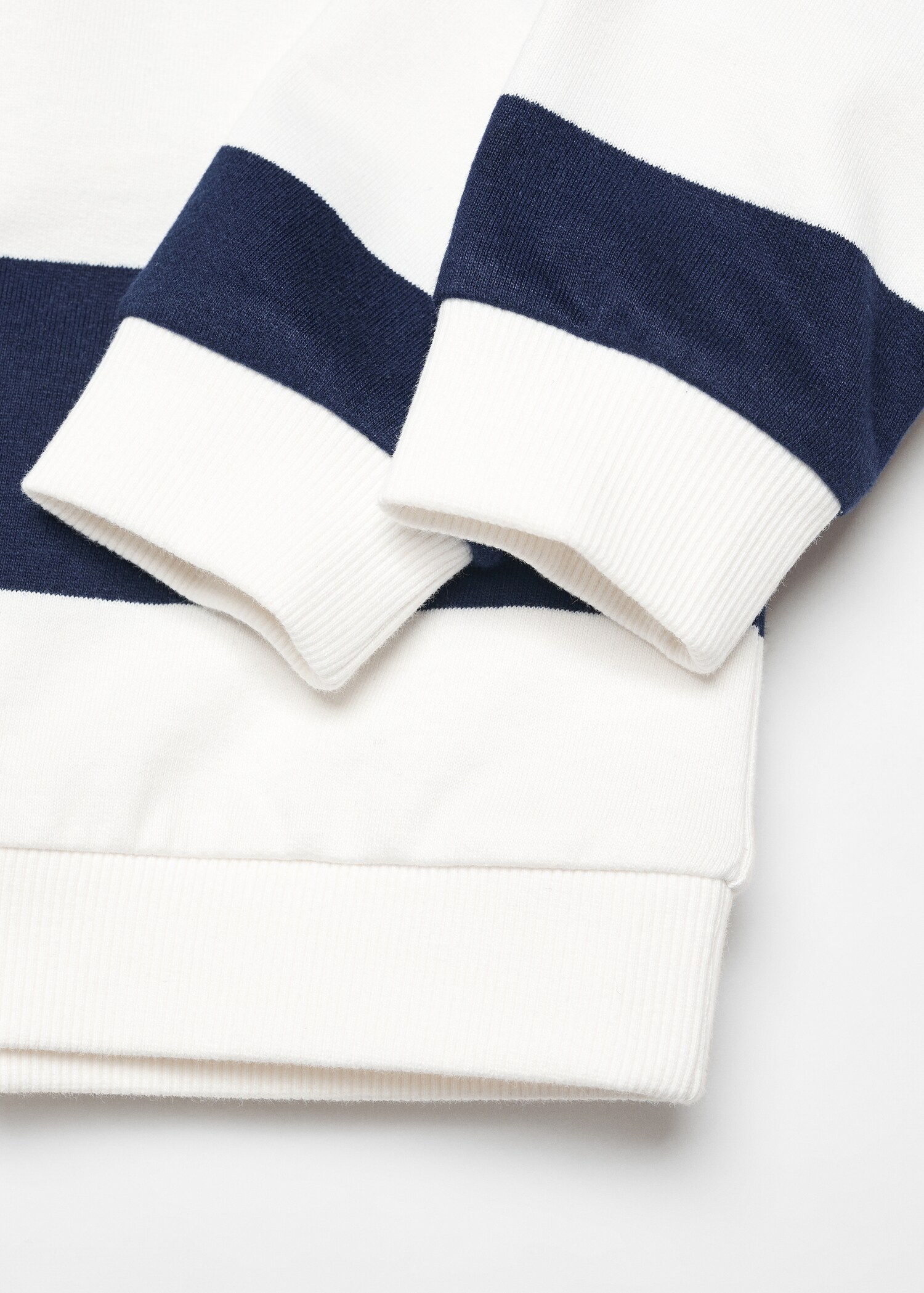 Gestreiftes Baumwoll-Sweatshirt - Detail des Artikels 0