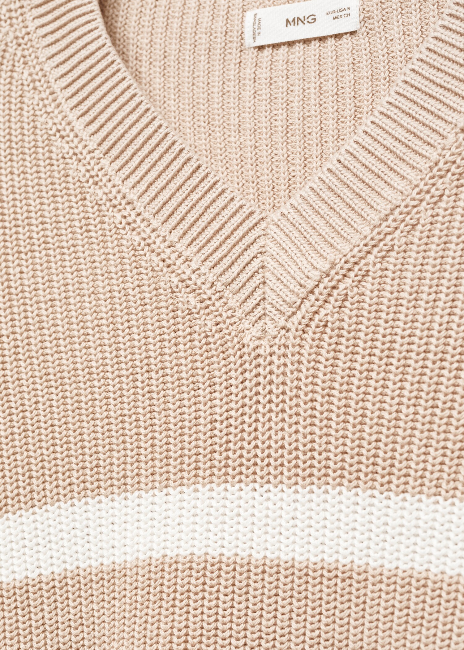Knit striped sweater - Details of the article 8