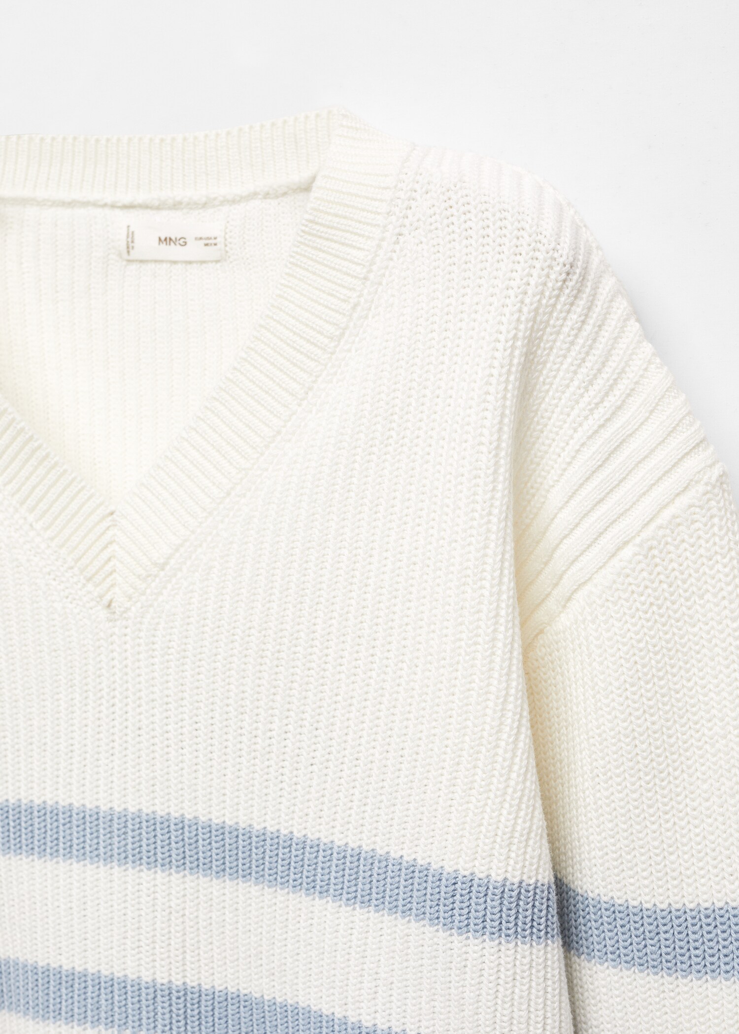 Knit striped sweater - Details of the article 8