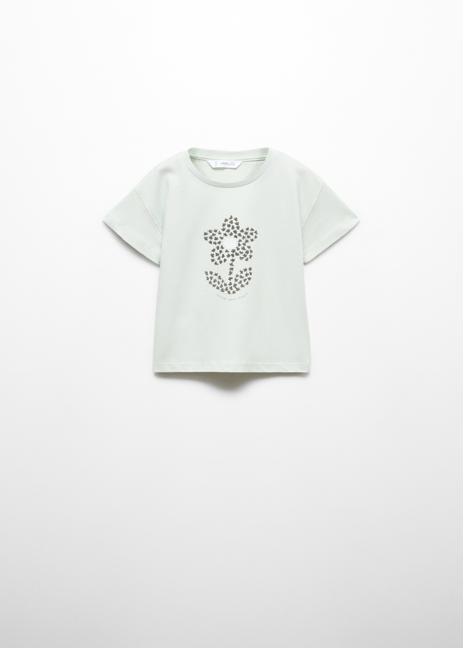 Printed cotton-blend T-shirt - Article without model