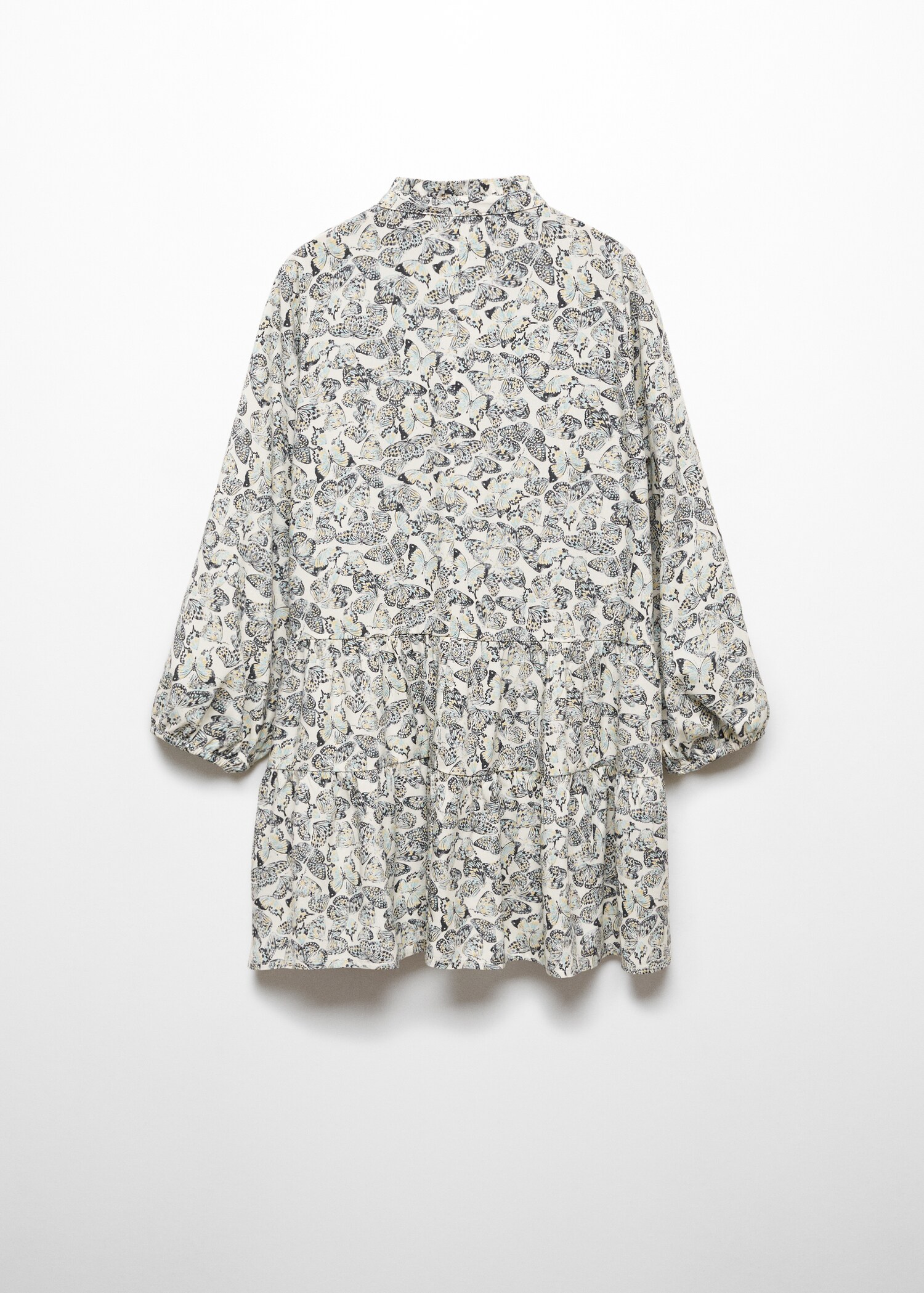 Butterfly print dress - Reverse of the article