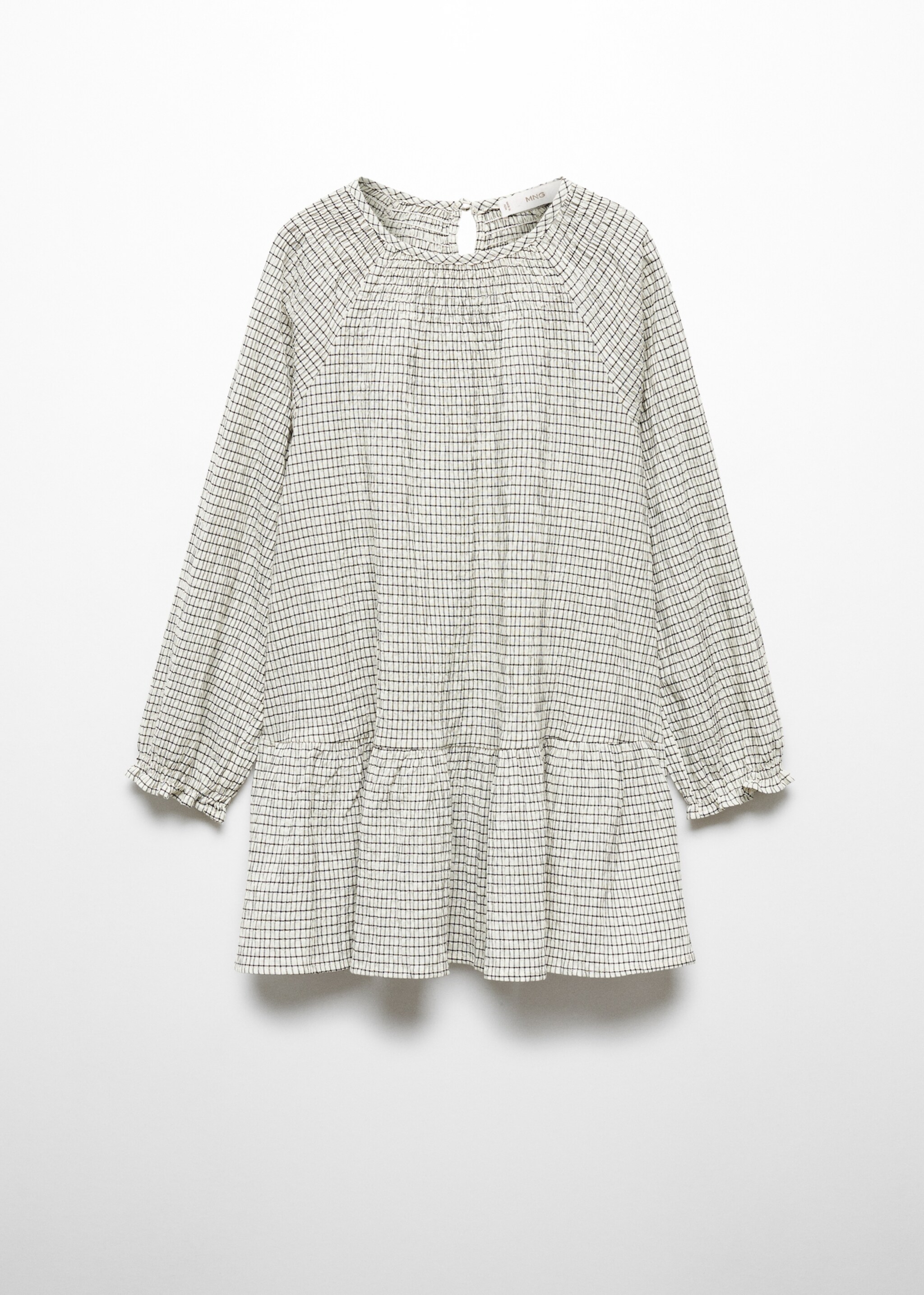 Checked print dress - Article without model