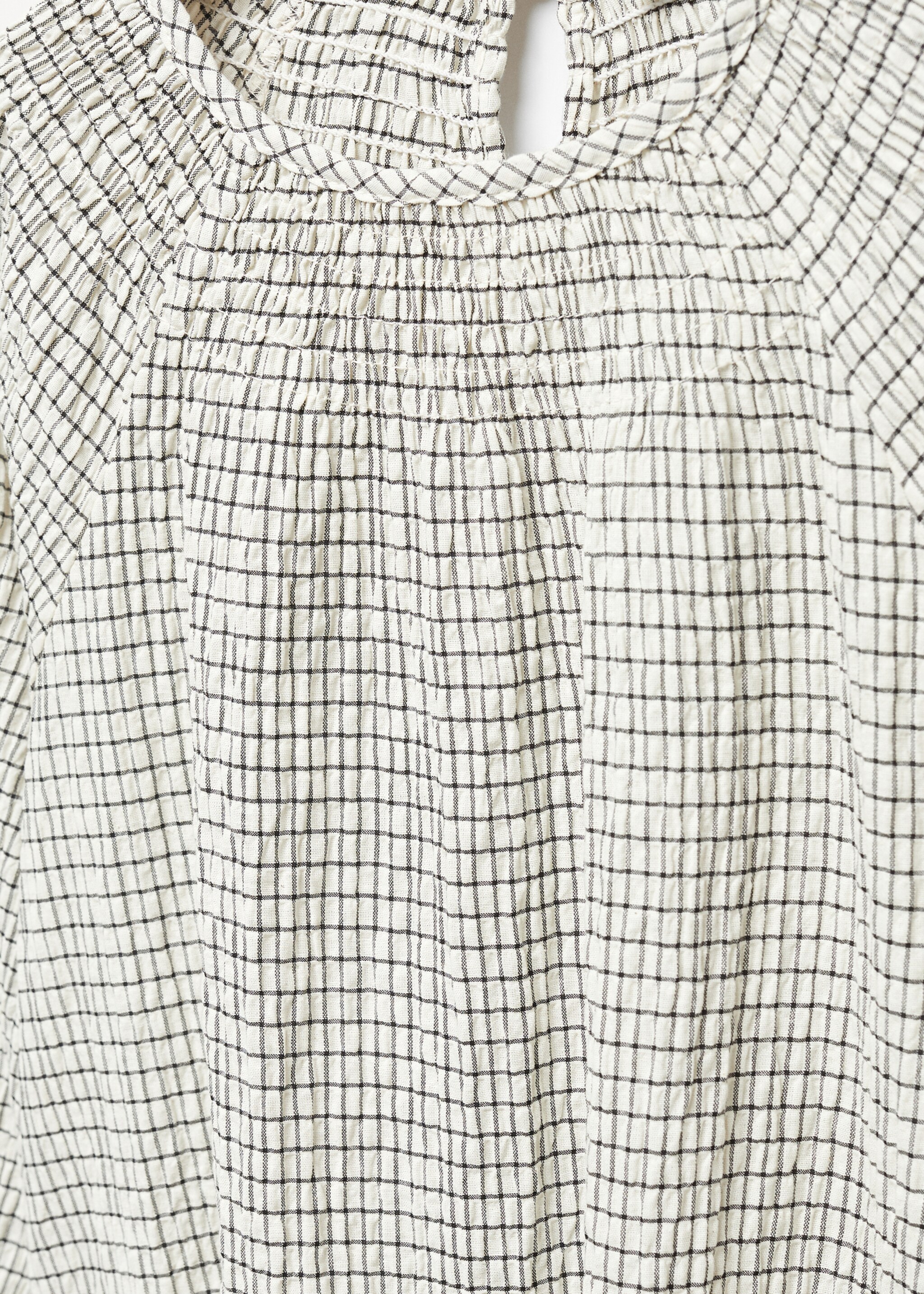 Checked print dress - Details of the article 8