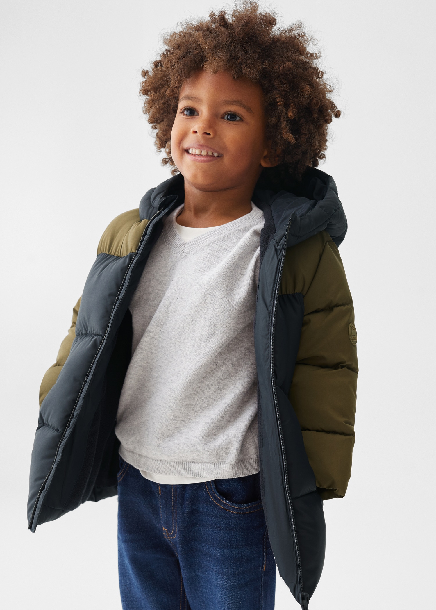 Anorak acolchado Bebé niño MANGO OUTLET