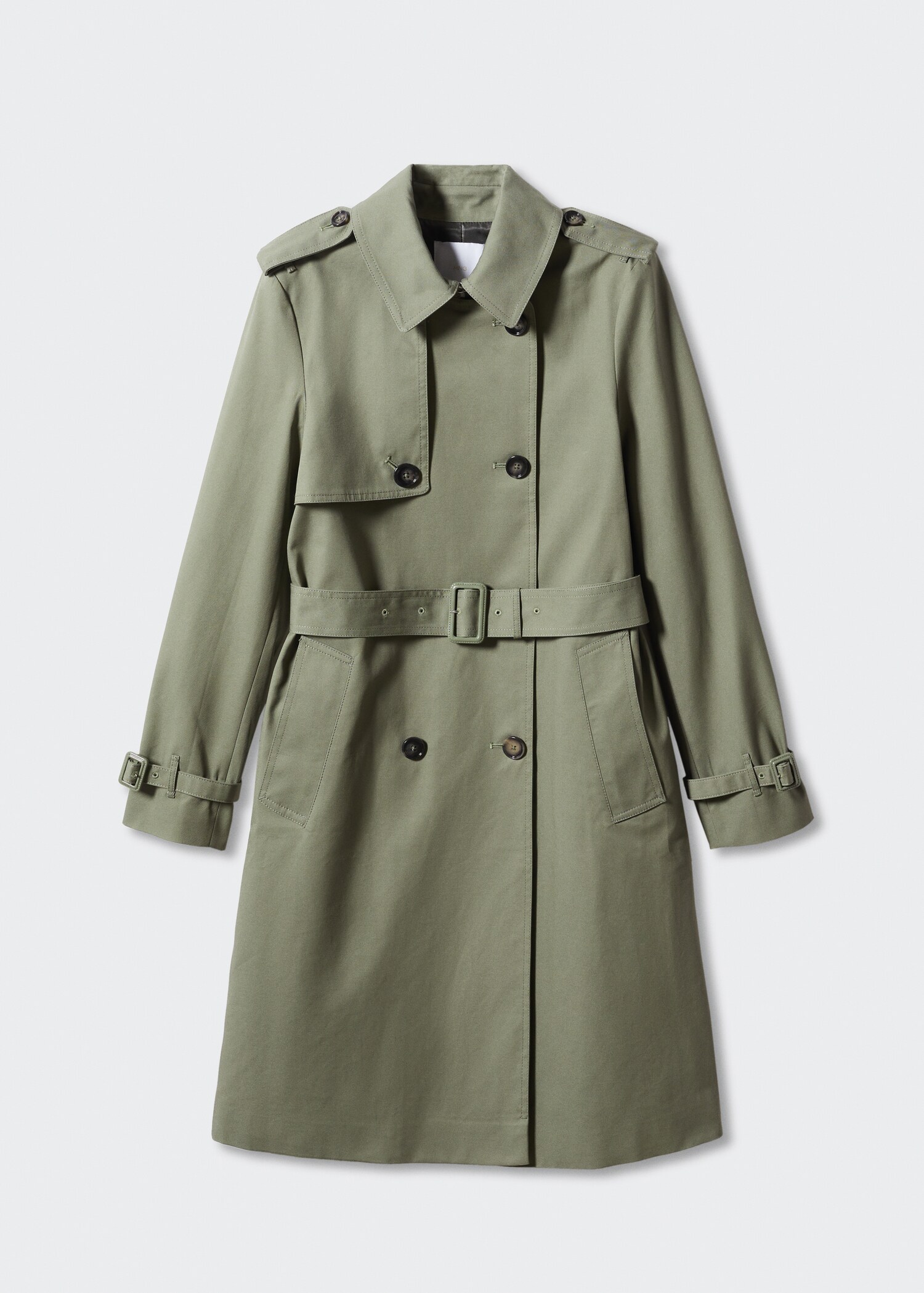 Klassischer Trenchcoat mit Gürtel - Artikel ohne Model