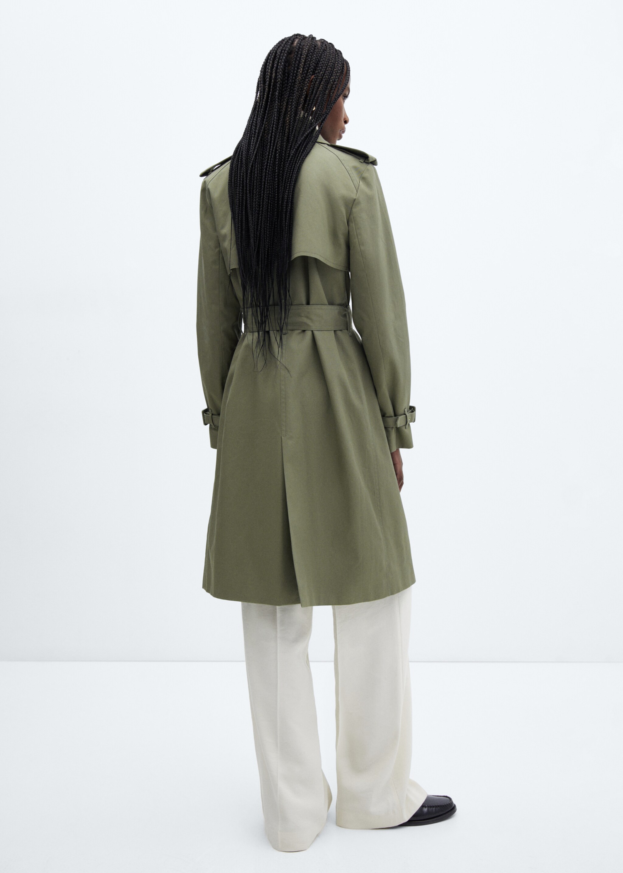 Trench classique ceinture - Verso de l’article