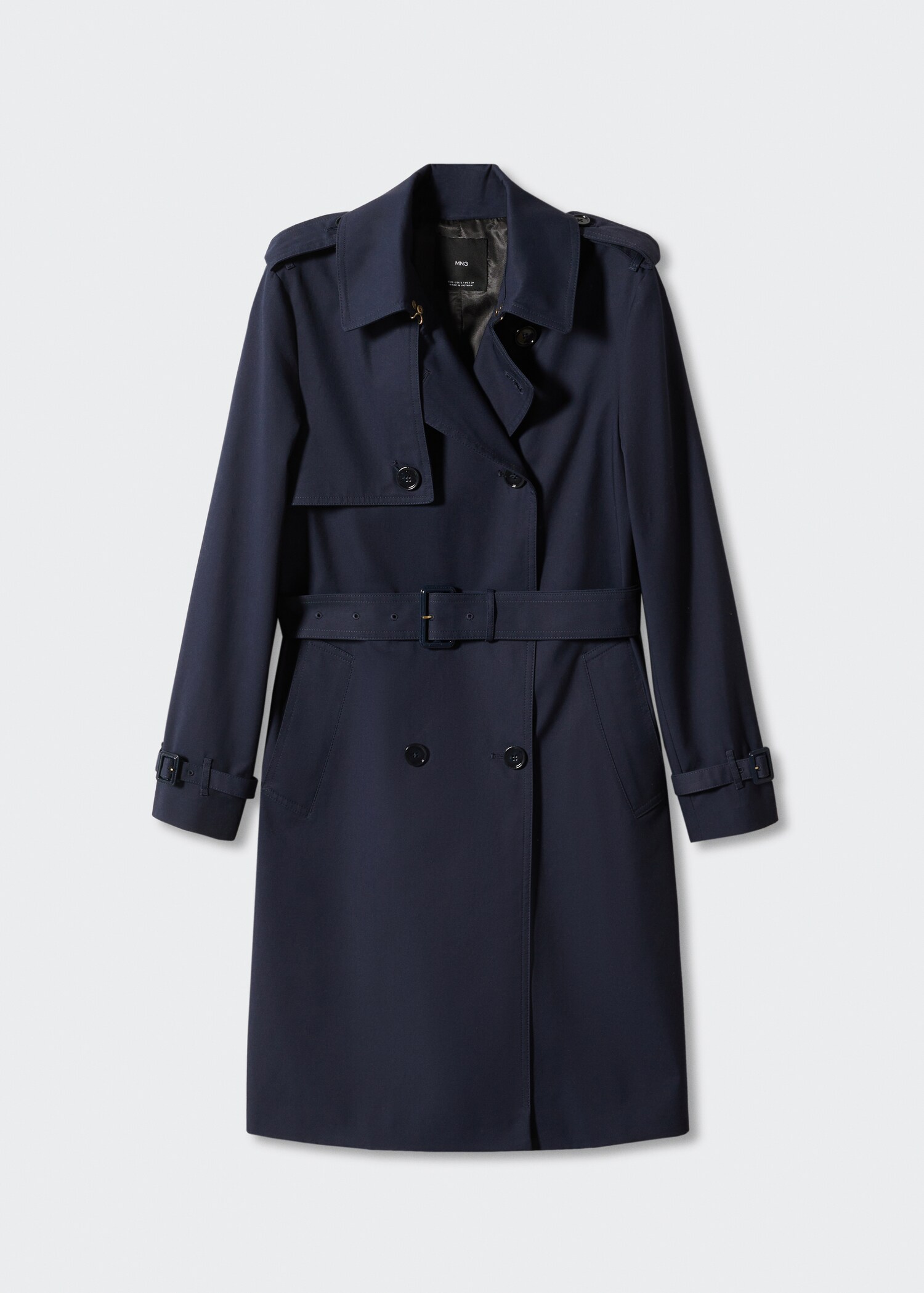 Klassischer Trenchcoat mit Gürtel - Artikel ohne Model