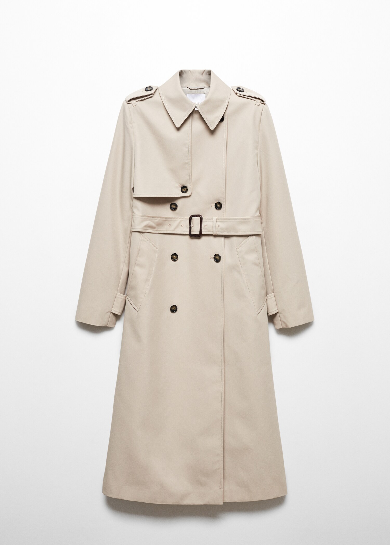 Waterproof double-breasted trench coat - Article without model