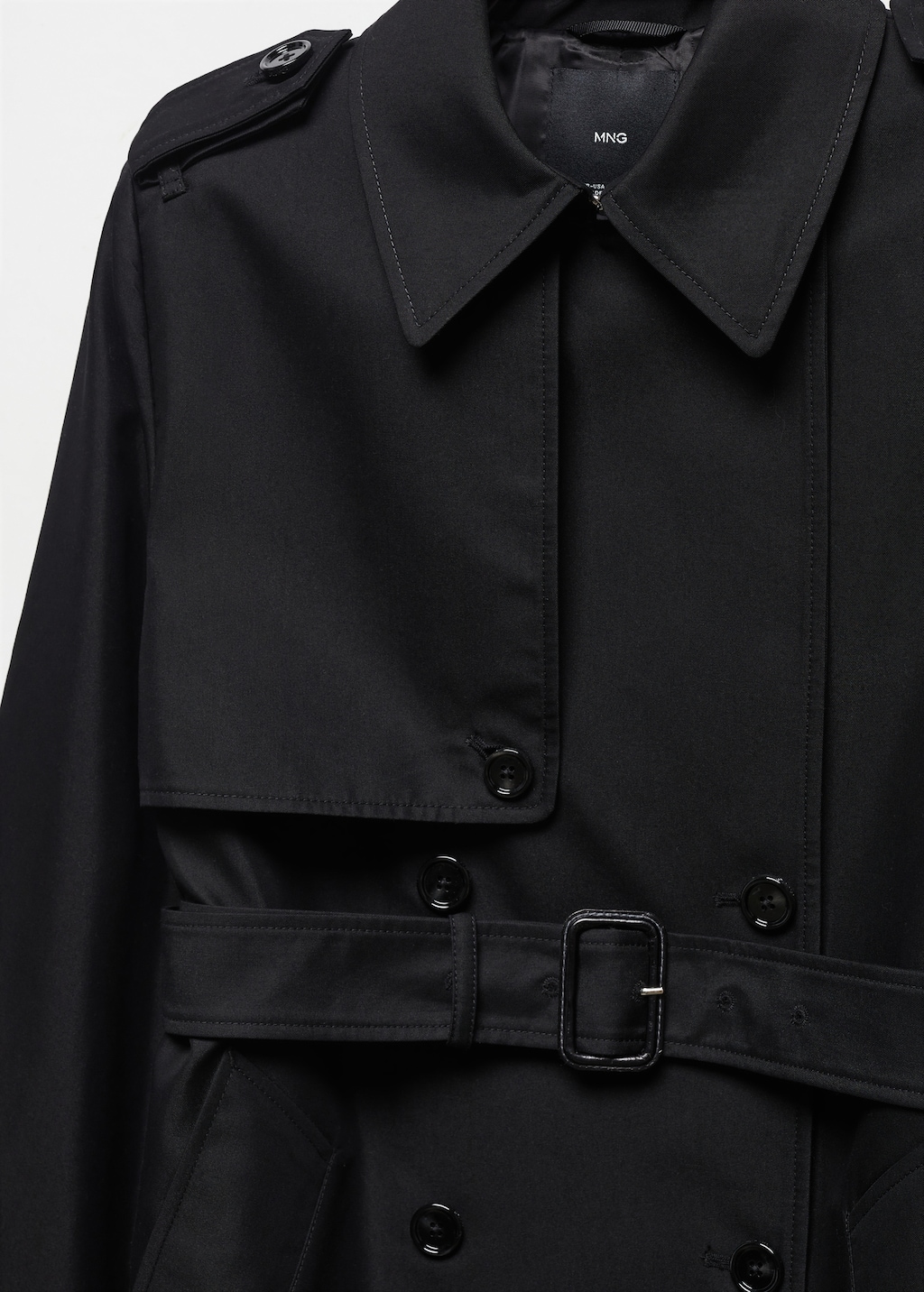 Waterproof double-breasted trench coat - Women | MANGO