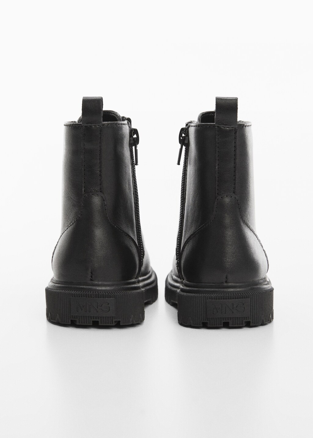 Lace-up leather boots - Baby girls | MANGO OUTLET USA
