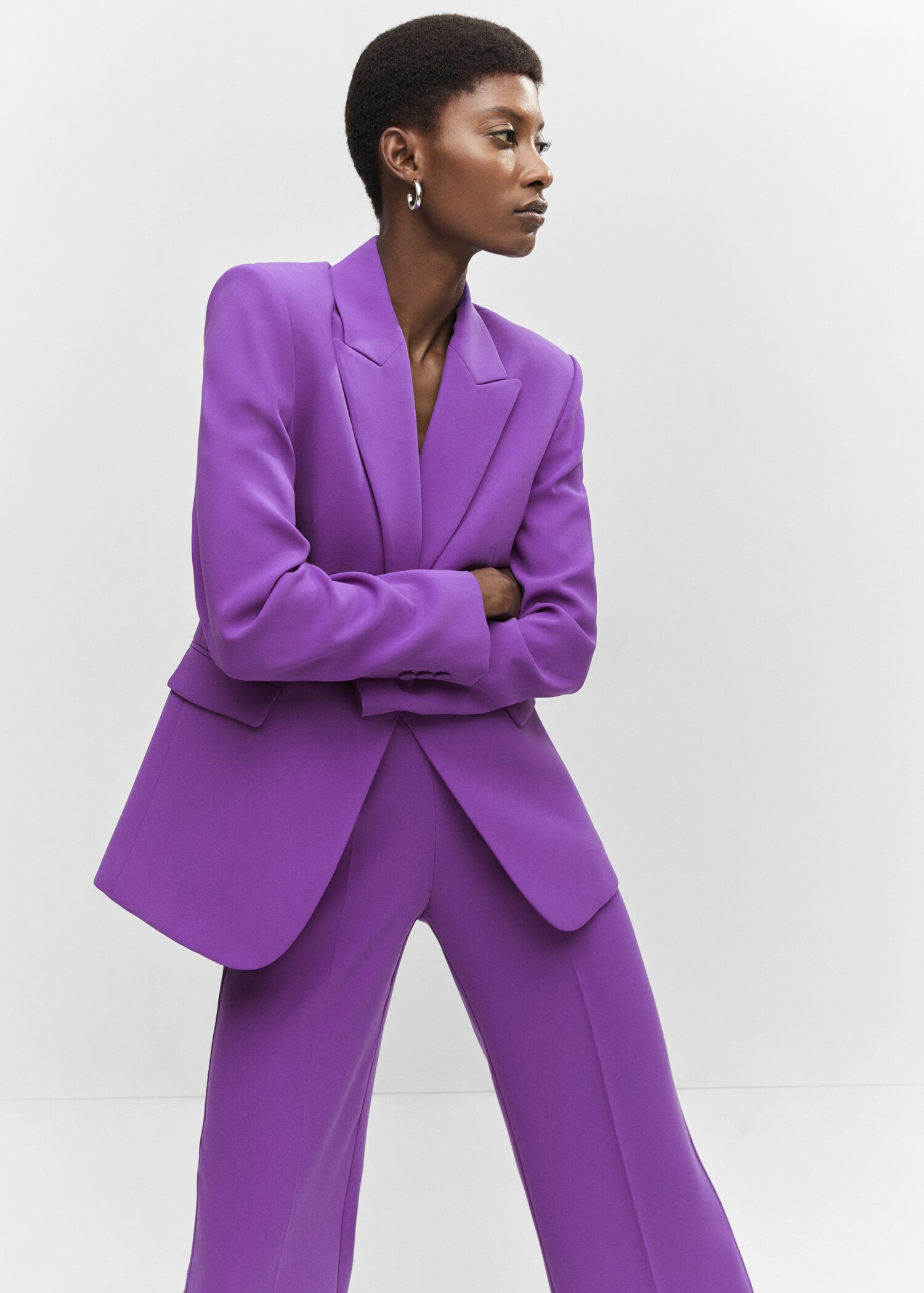 Suit jacket with buttons - Medium plane