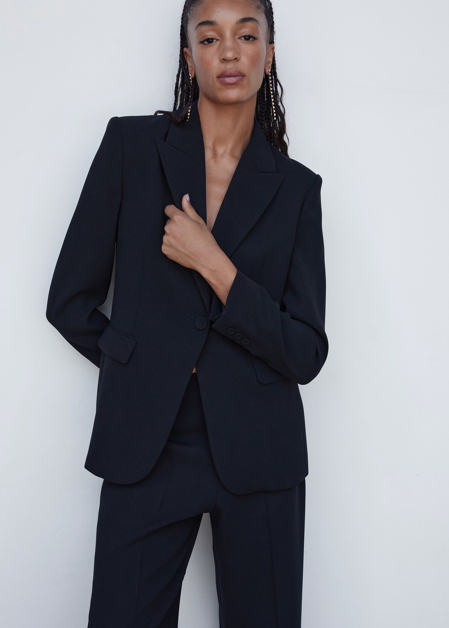 Suit jacket with buttons - Medium plane
