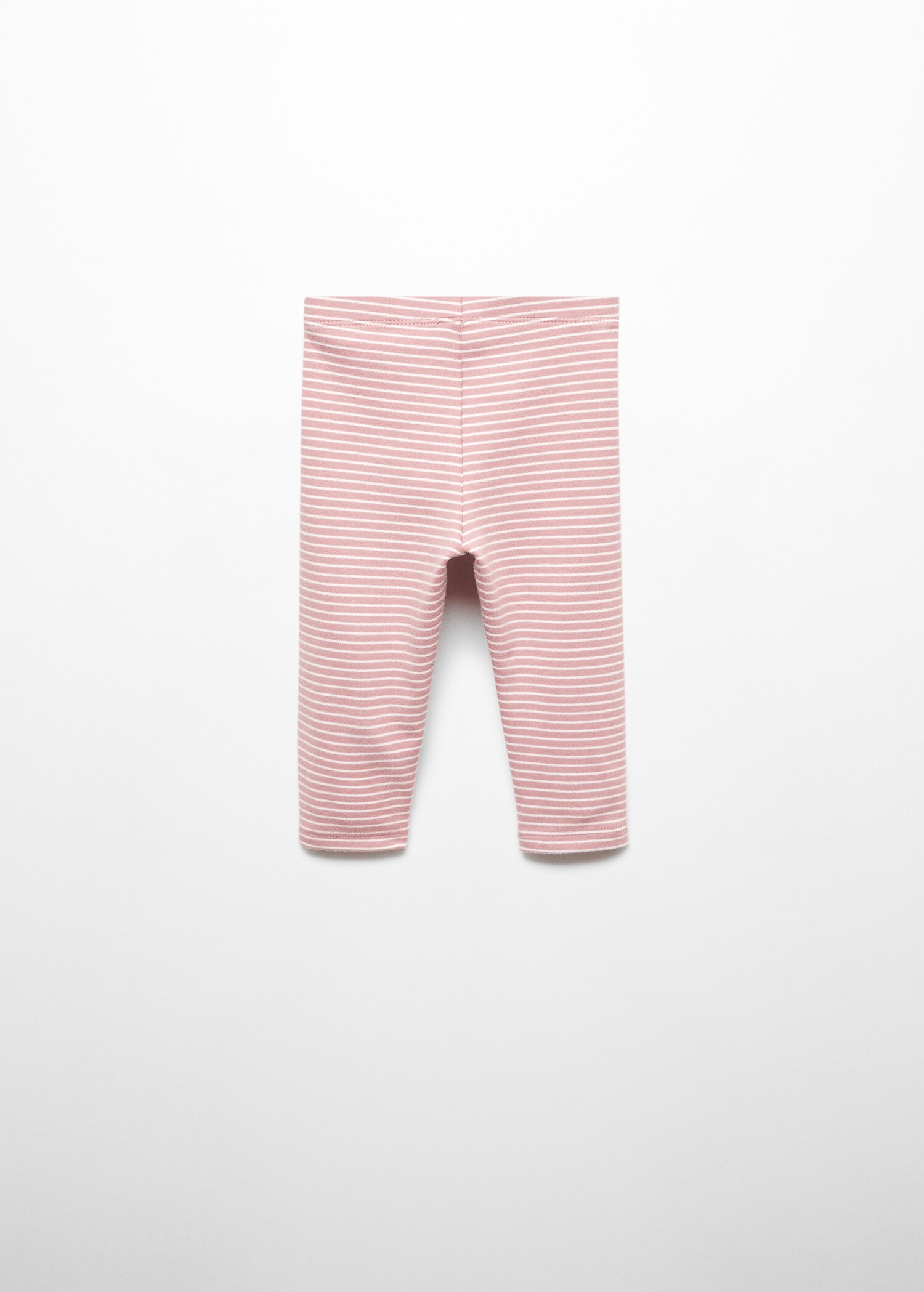 Gestreifte Baumwoll-Leggings - Rückseite des Artikels