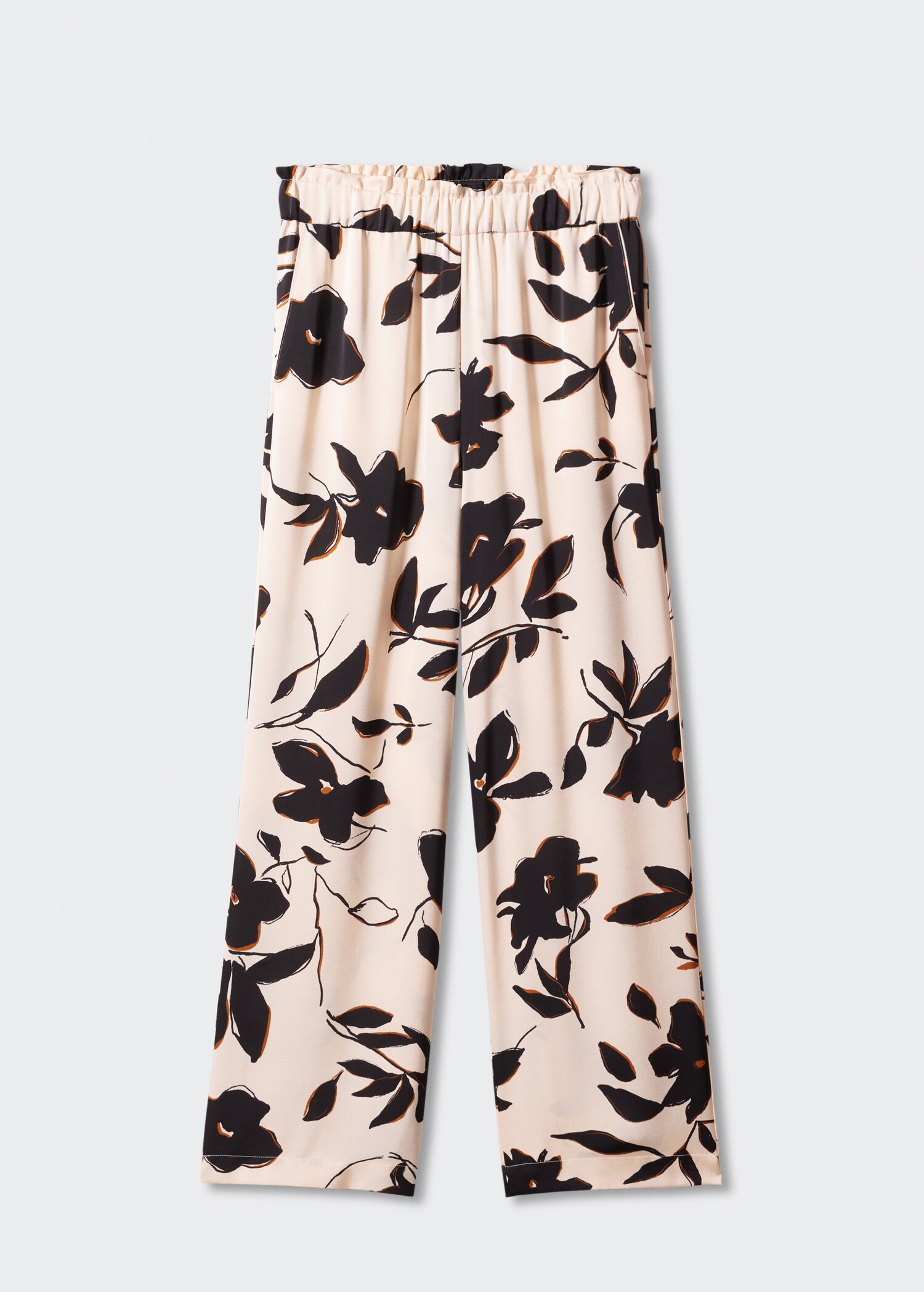 Wide leg printed trousers - Article without model
