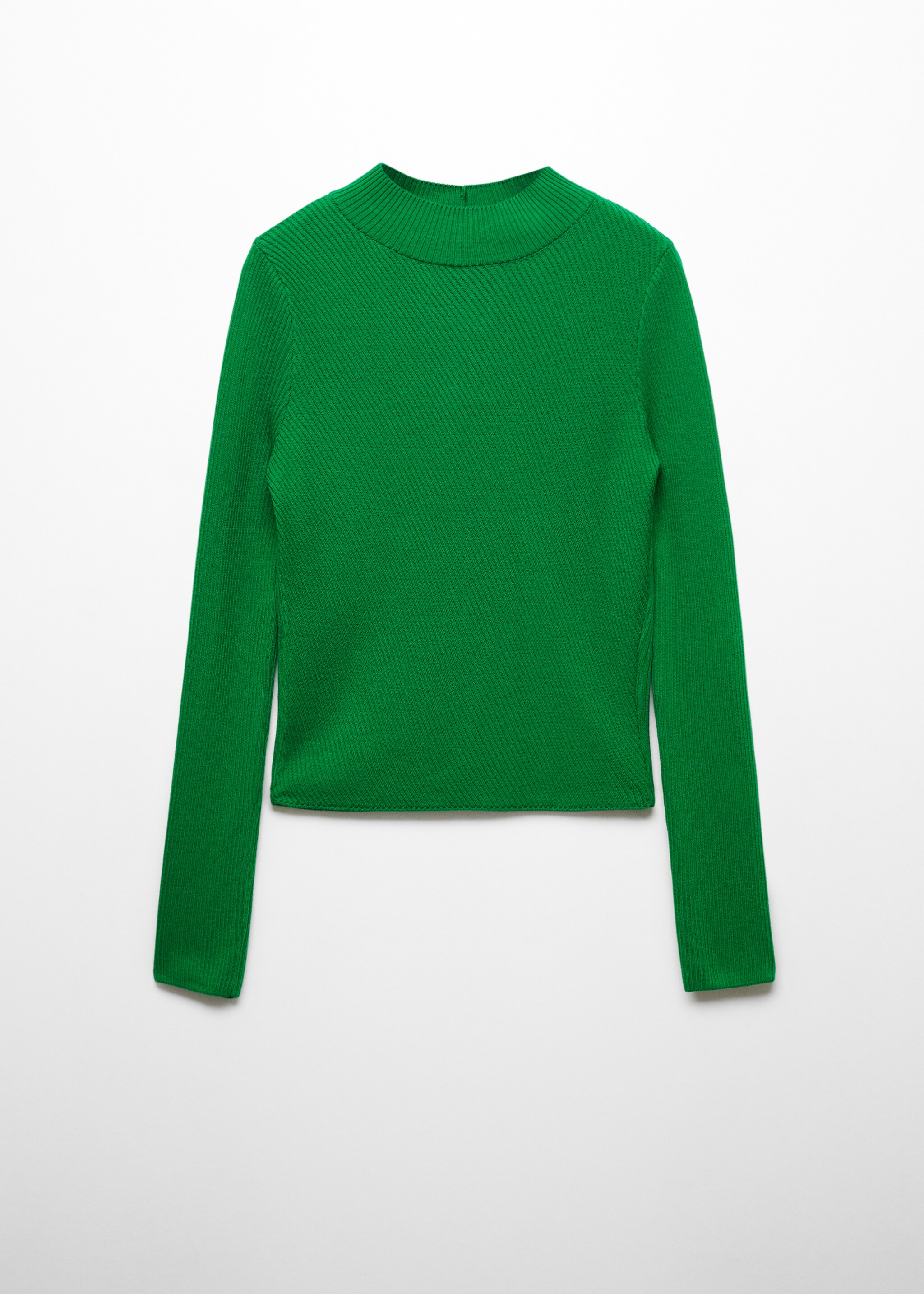 Knitted sweater with perkins neck - Article without model