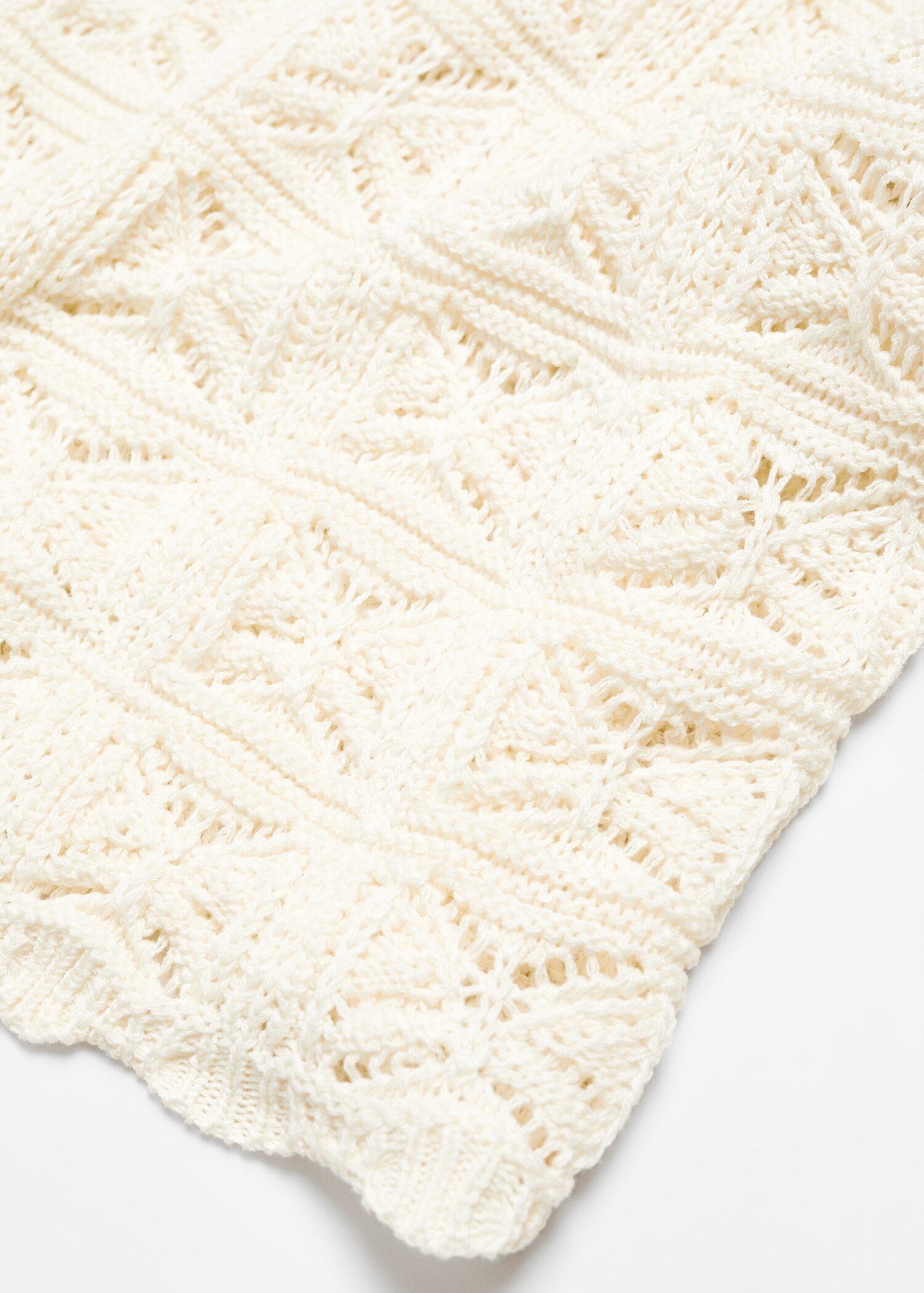Open work-detail sweater - Details of the article 8