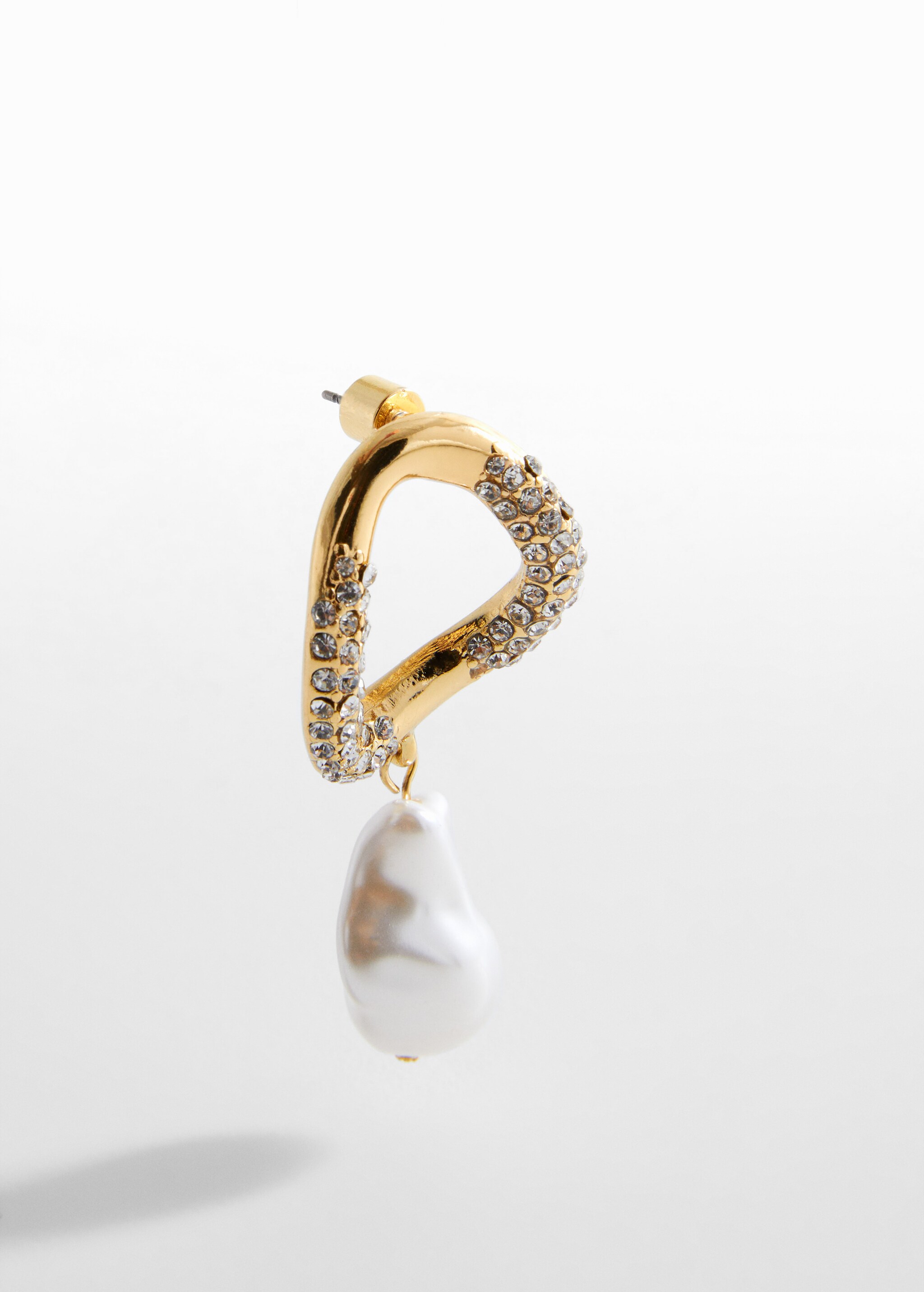 Pearl-bead hoops earrings - Details of the article 1