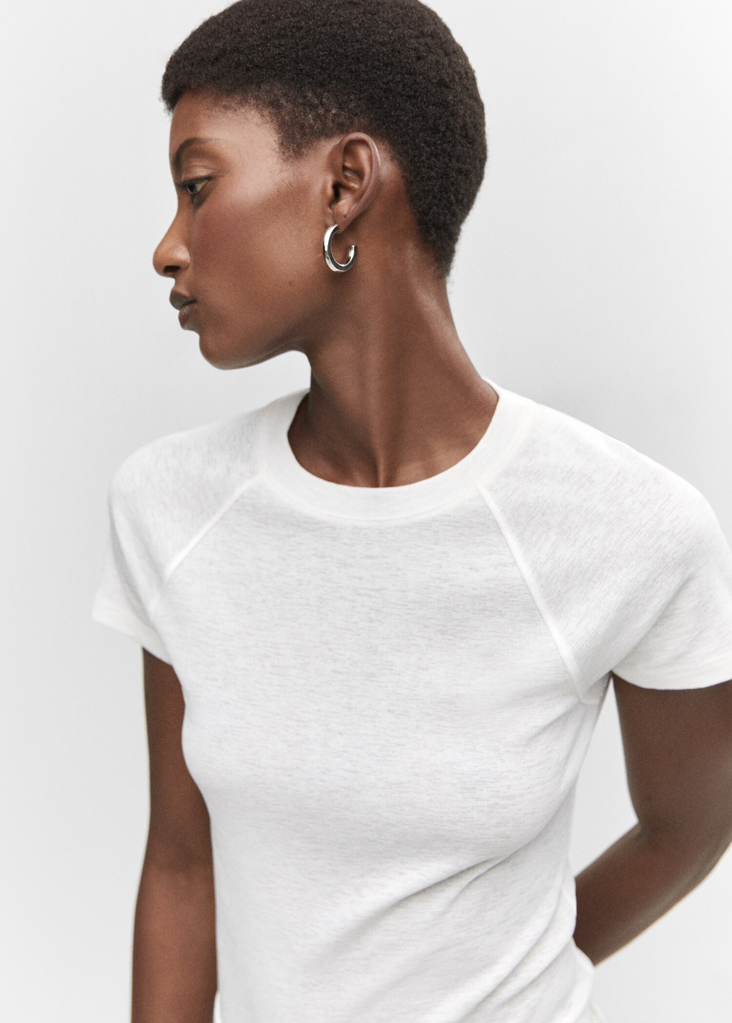 Flecked T-shirt - Details of the article 1