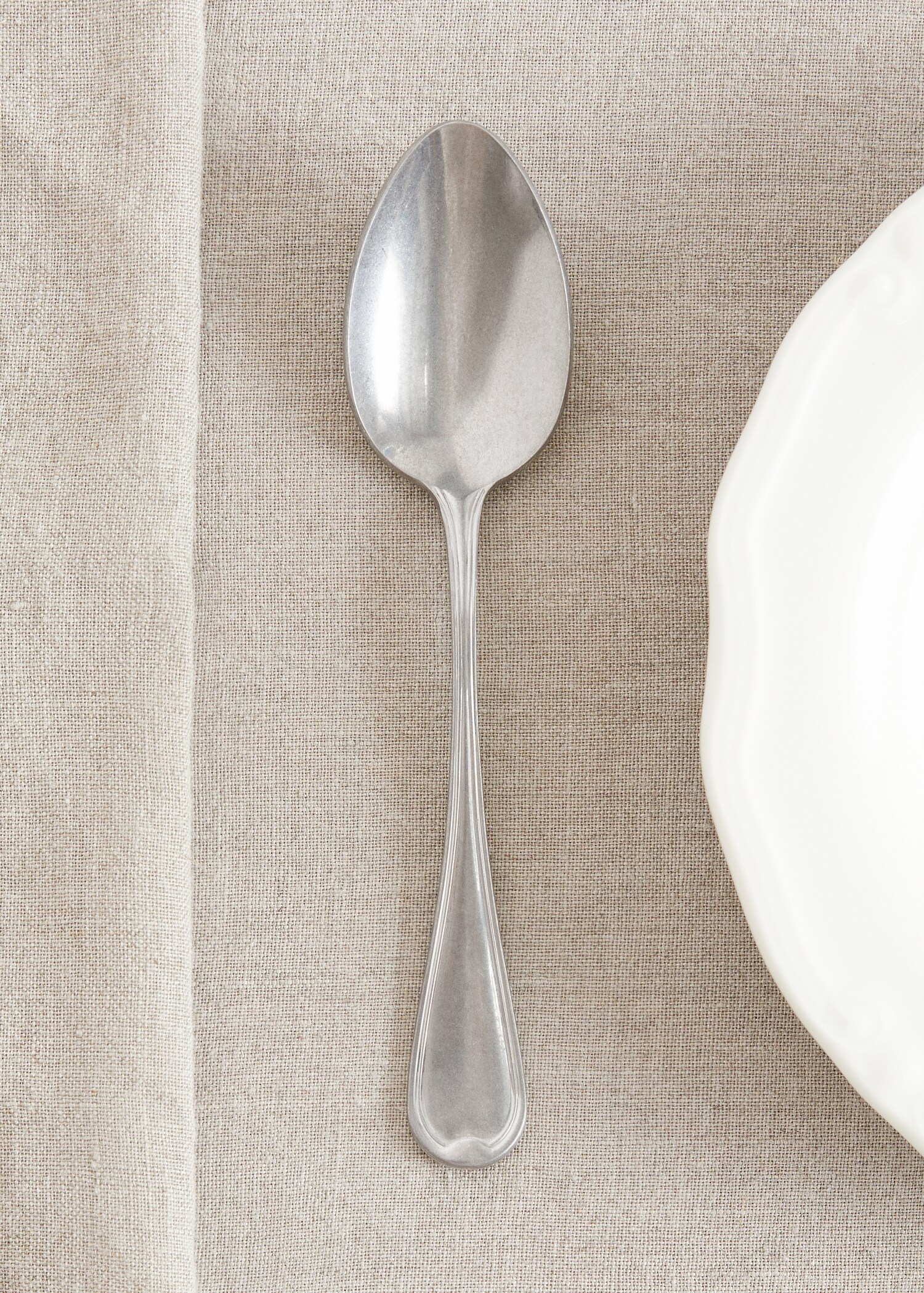 Pack of 4 old silver soup - Details of the article 8