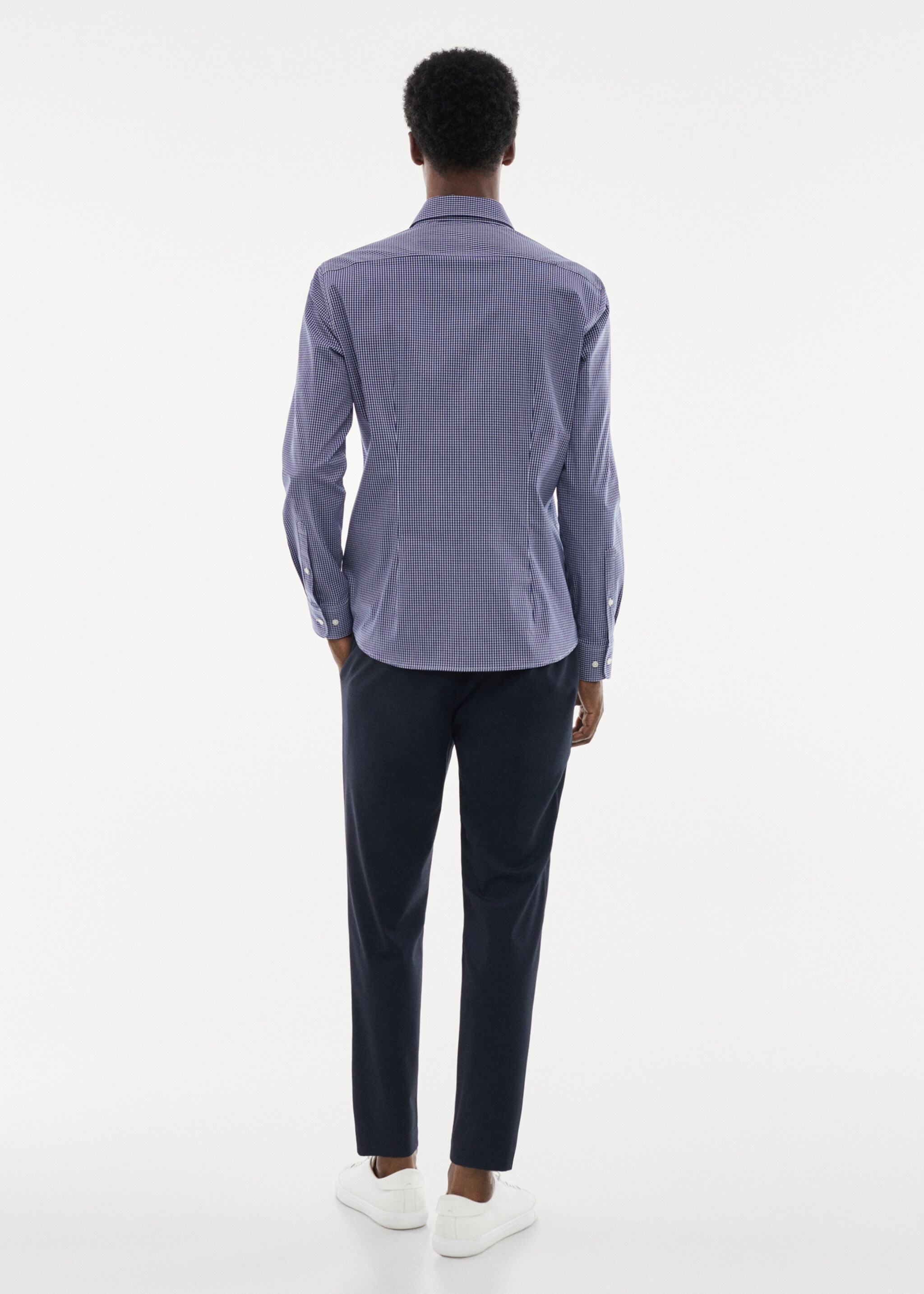 Micro-stretch fabric shirt - Reverse of the article