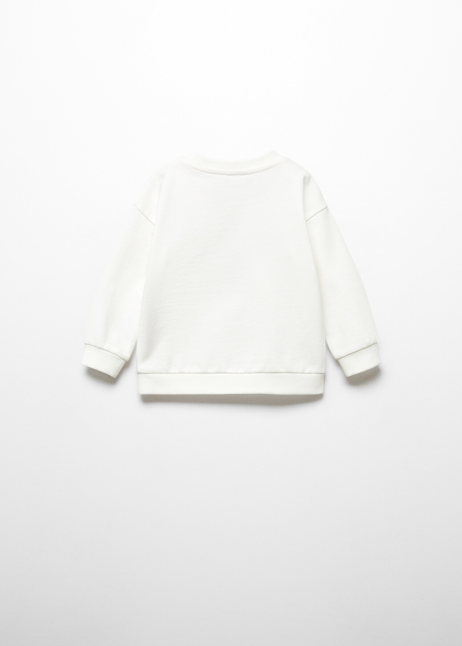 Printed cotton sweatshirt - Reverse of the article