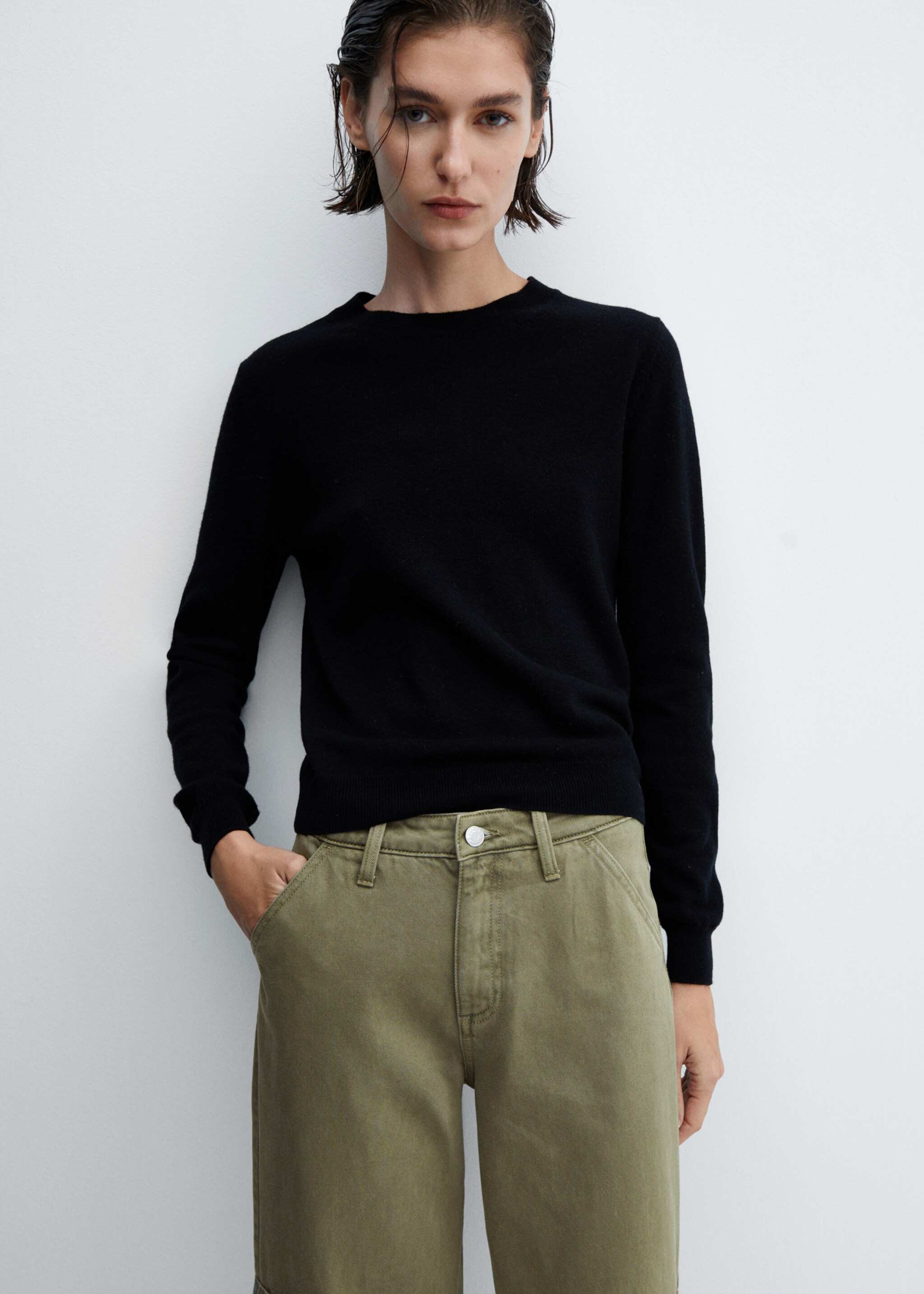 Wideleg cargo jeans - Details of the article 1
