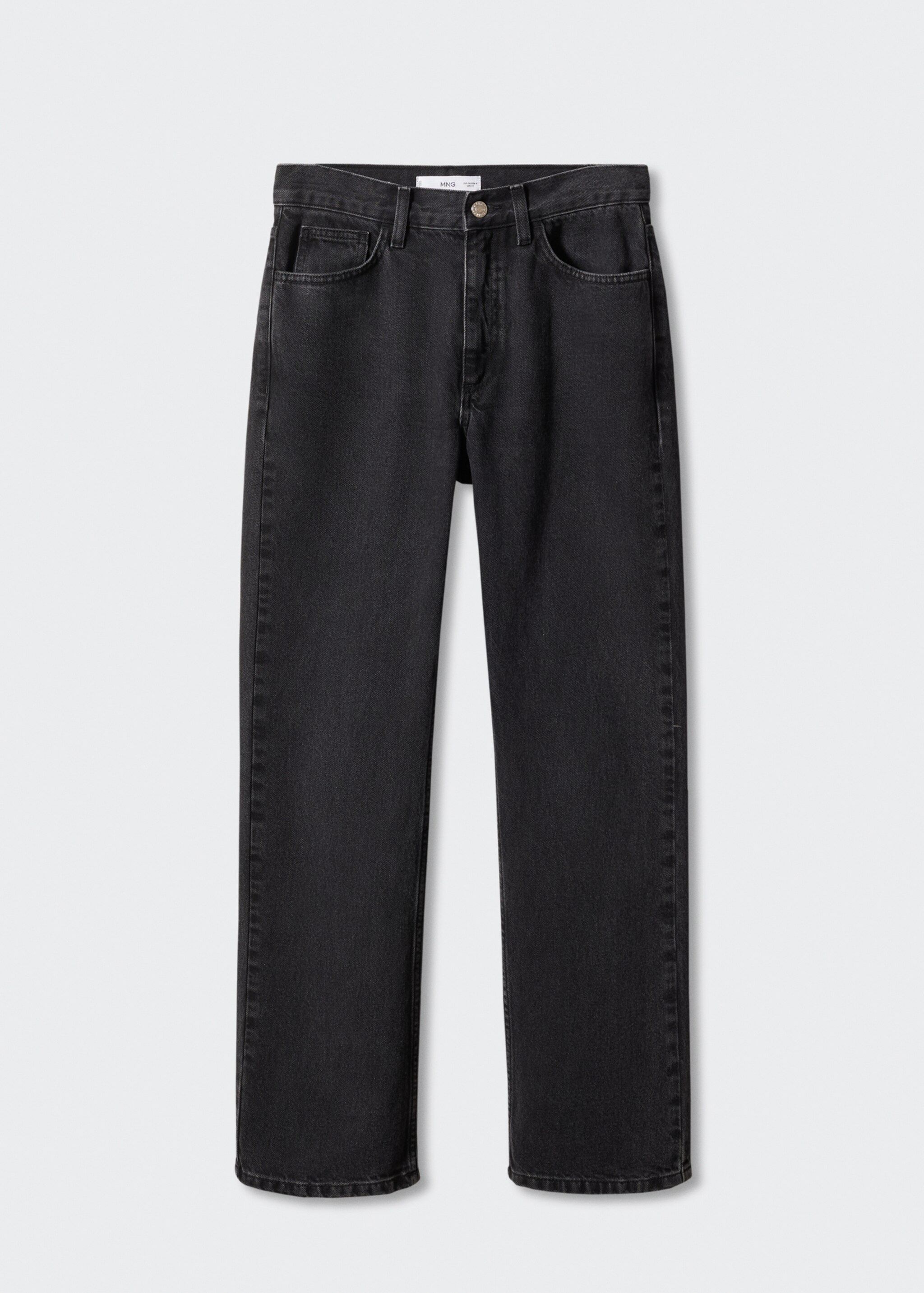 Mid-rise straight jeans - Article without model
