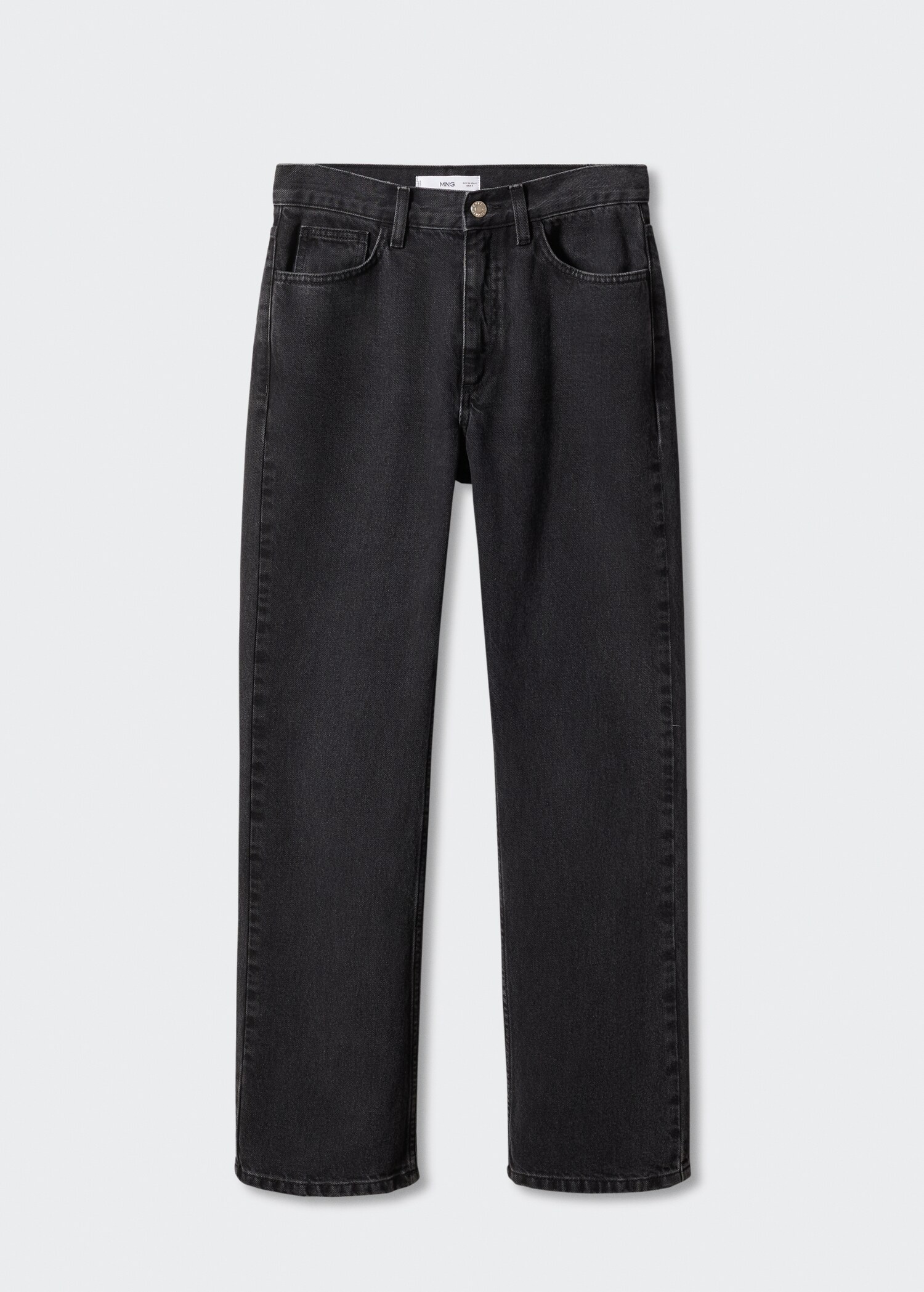 Mid-rise straight jeans - Article without model