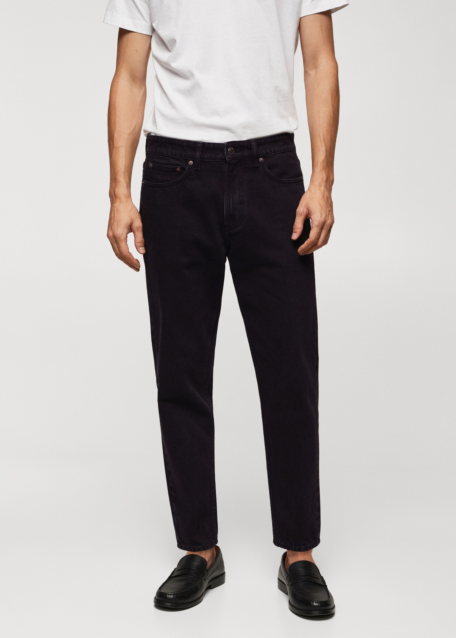Tapered-fit jeans - Medium plane