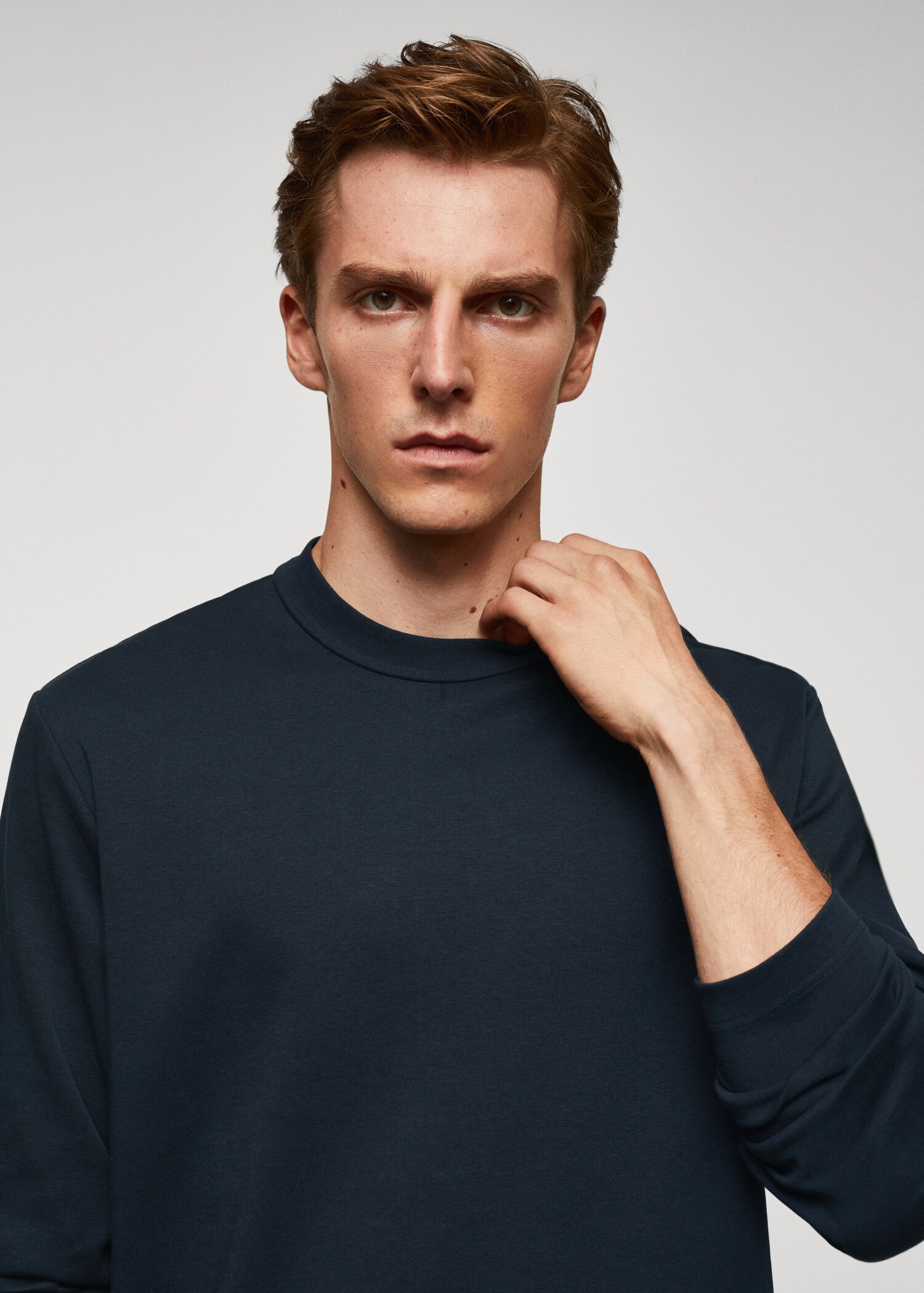 100% cotton long-sleeved t-shirt - Details of the article 1