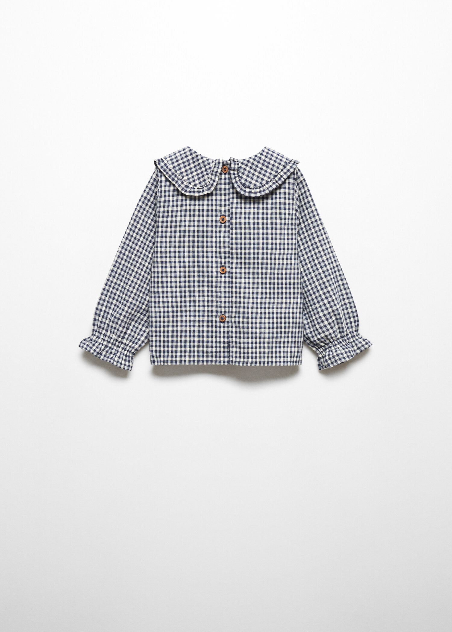Bluse mit Vichy-Karomuster - Rückseite des Artikels