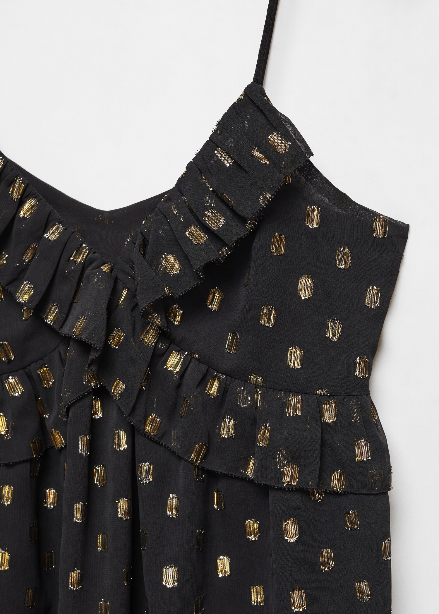 Lurex ruffled top - Details of the article 8
