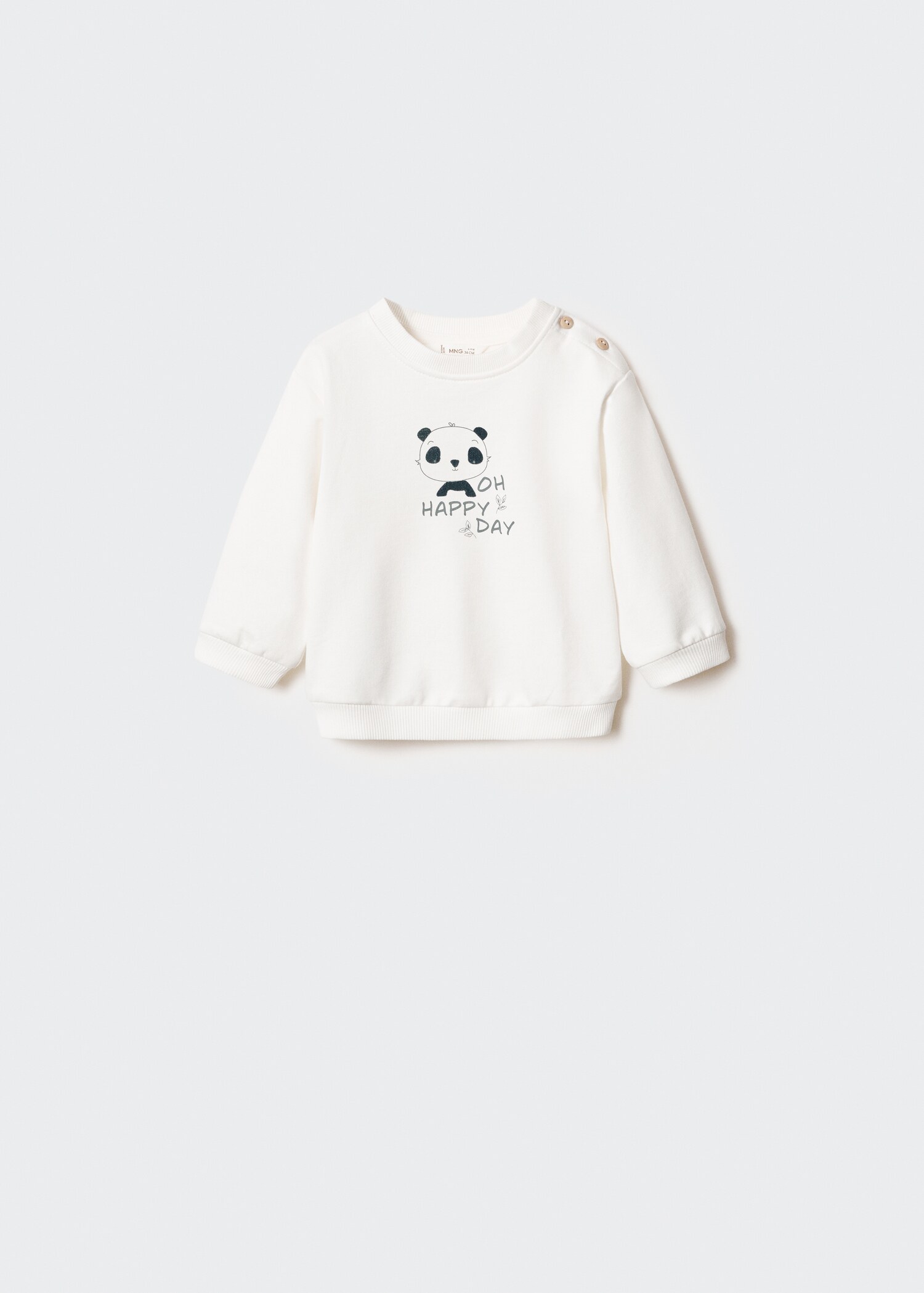 Gemustertes Baumwoll-Sweatshirt - Artikel ohne Model