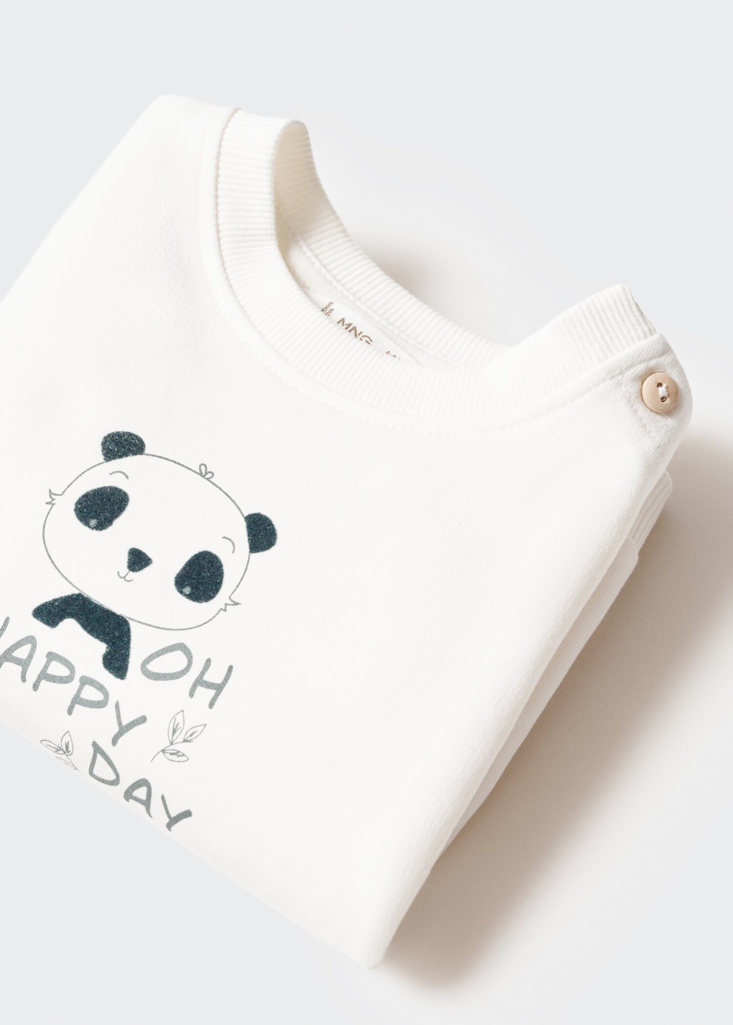 Gemustertes Baumwoll-Sweatshirt - Detail des Artikels 8