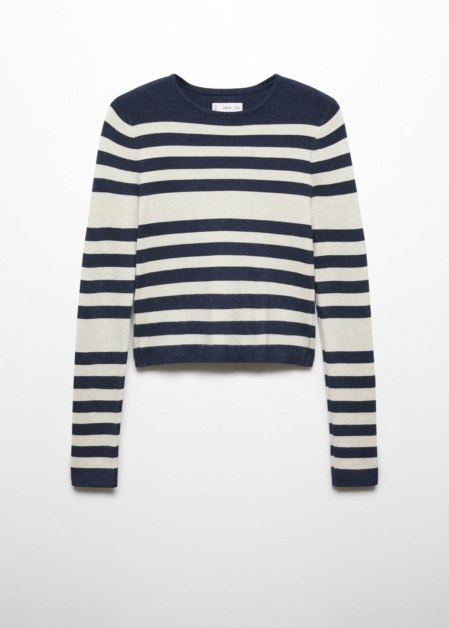 Knit striped sweater - Article without model