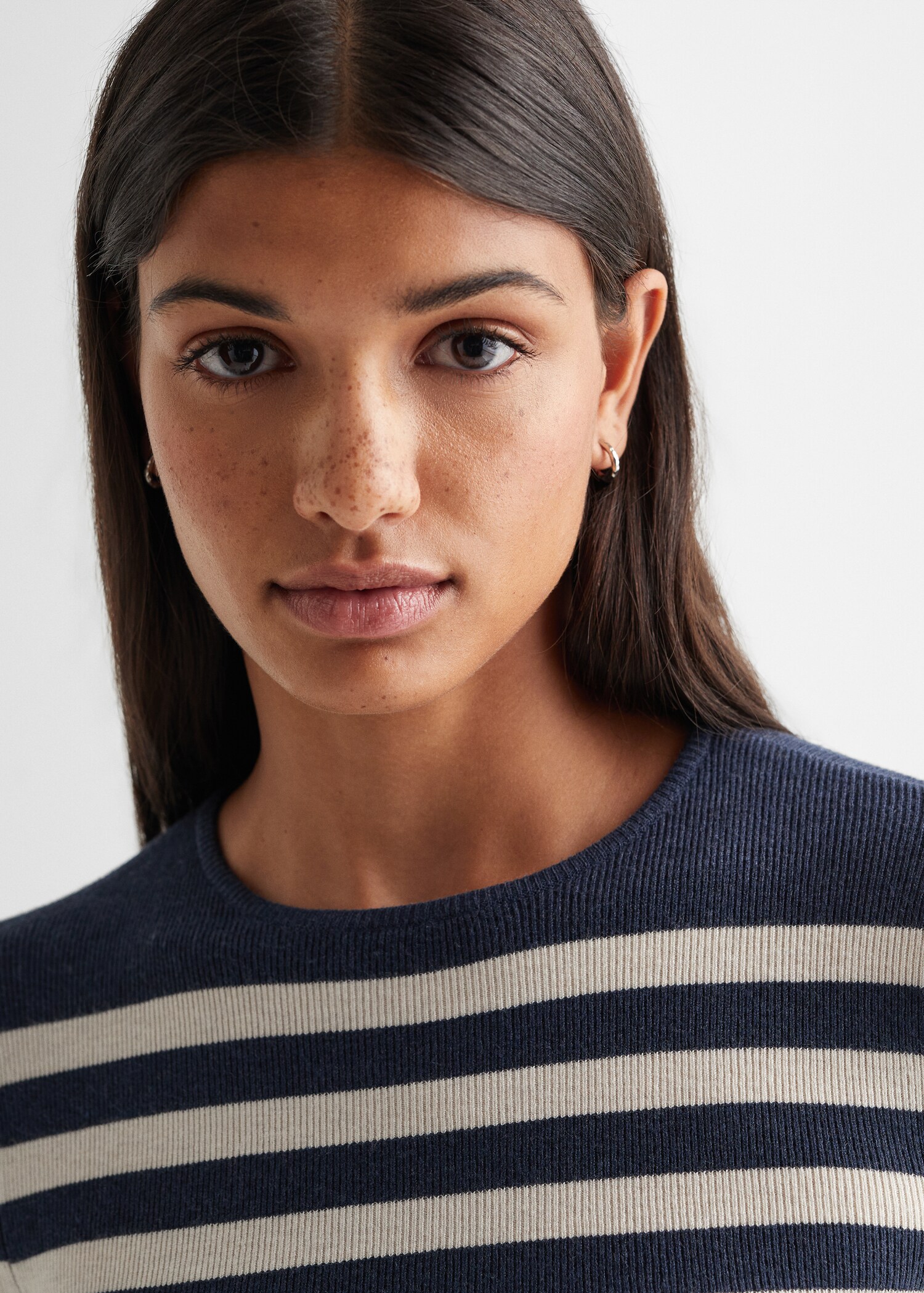 Knit striped sweater - Details of the article 1