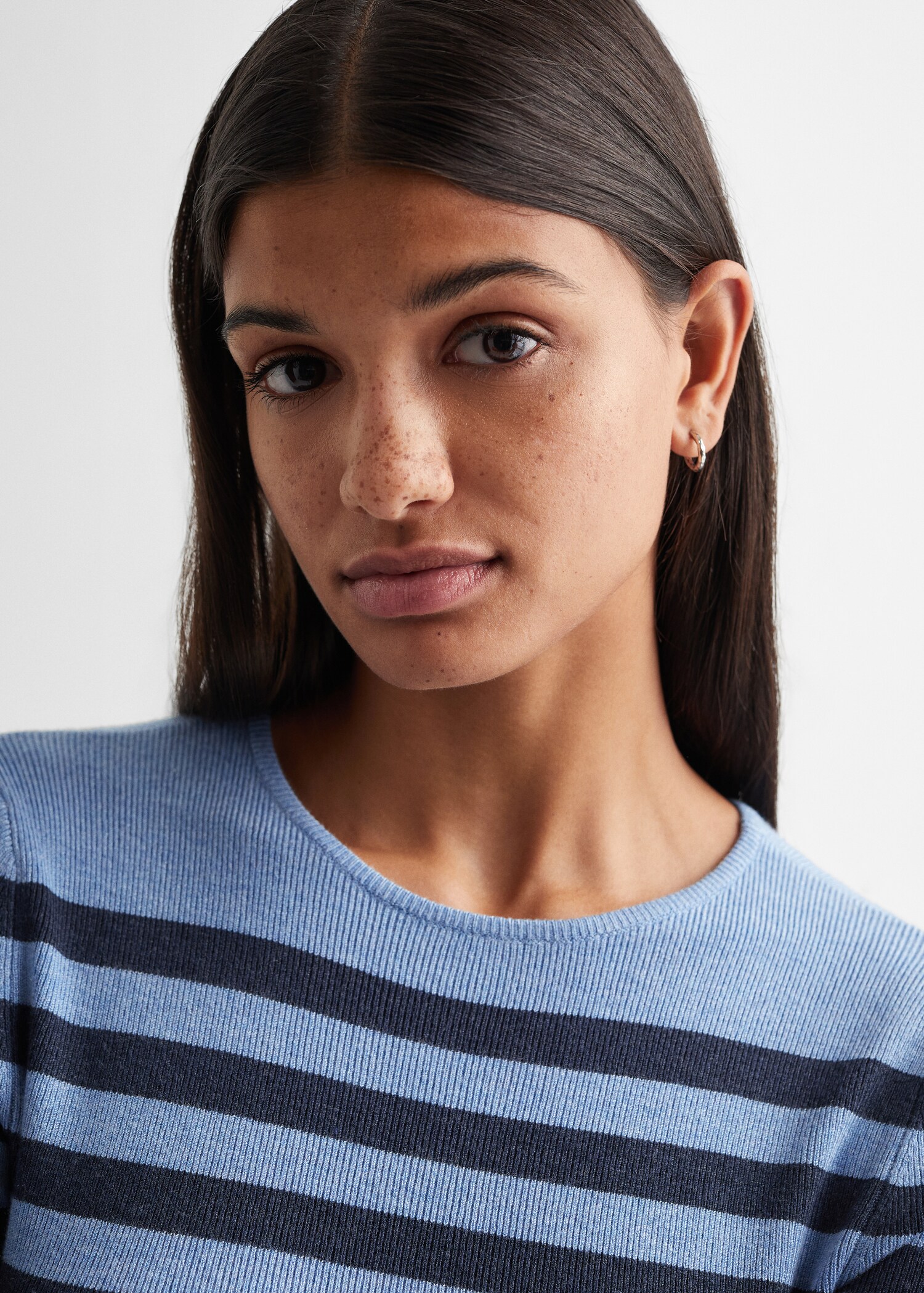 Knit striped sweater - Details of the article 1