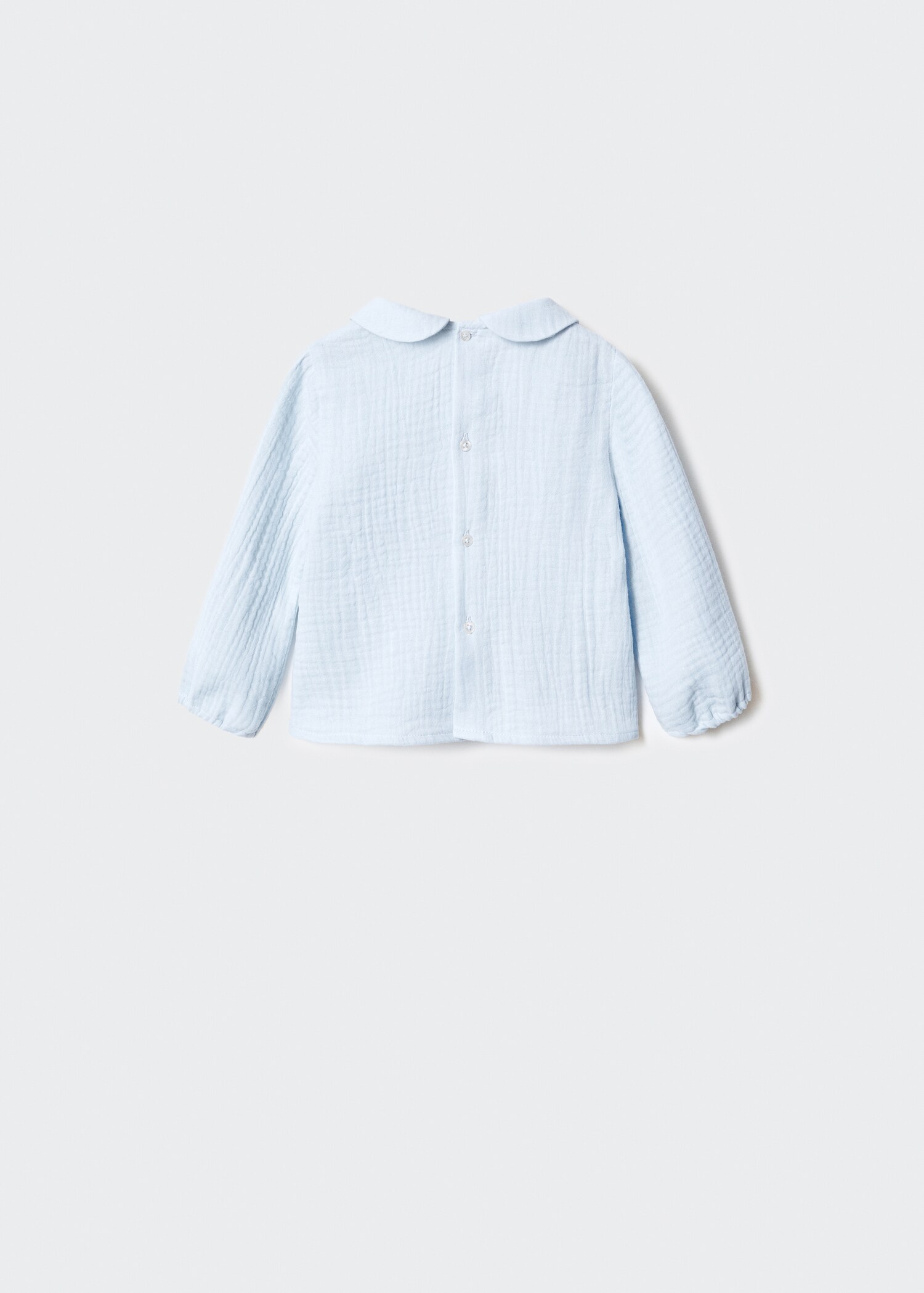 Babydoll collar blouse - Reverse of the article