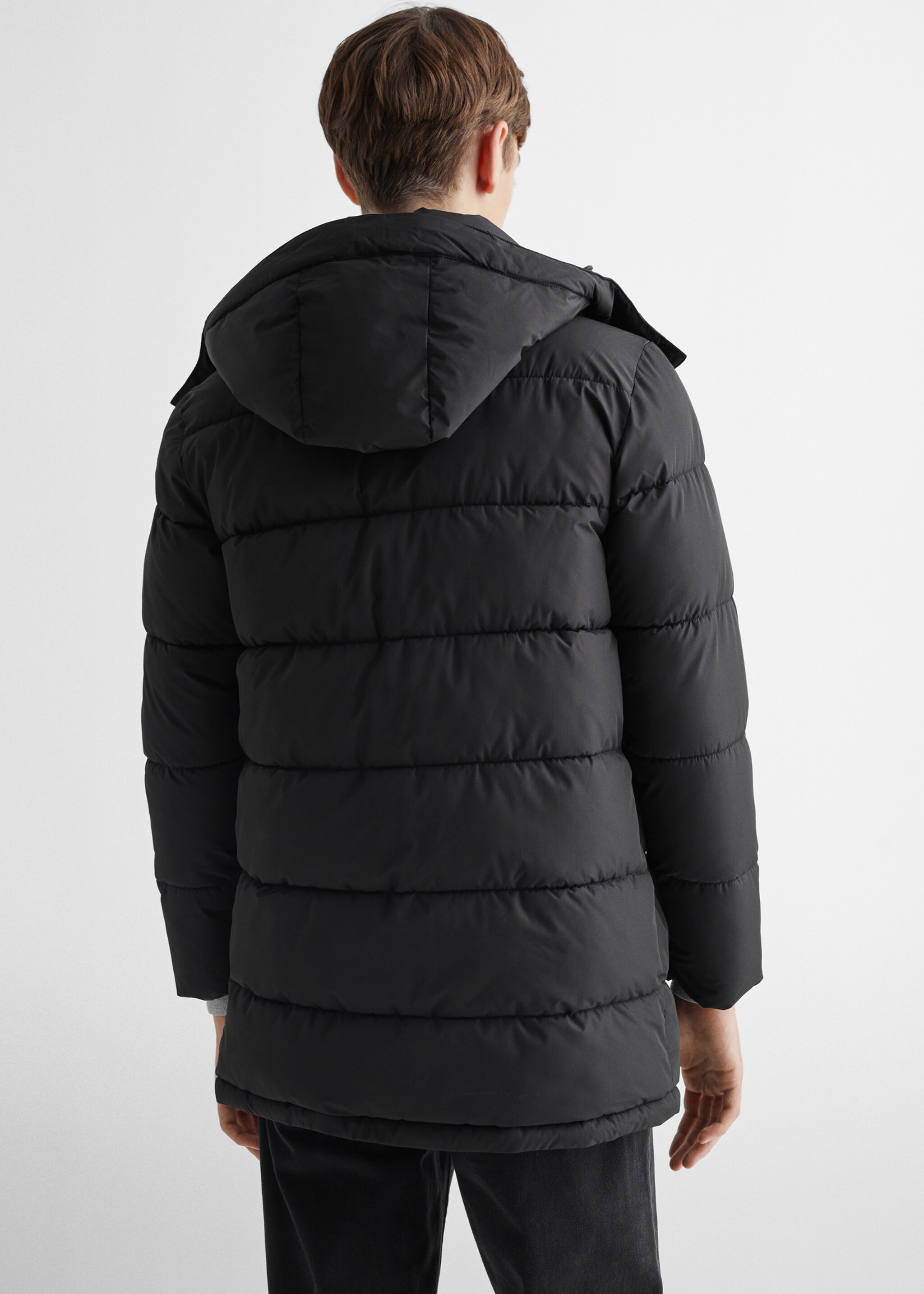 Anorak imbottito impermeabile rombi - Retro dell'articolo