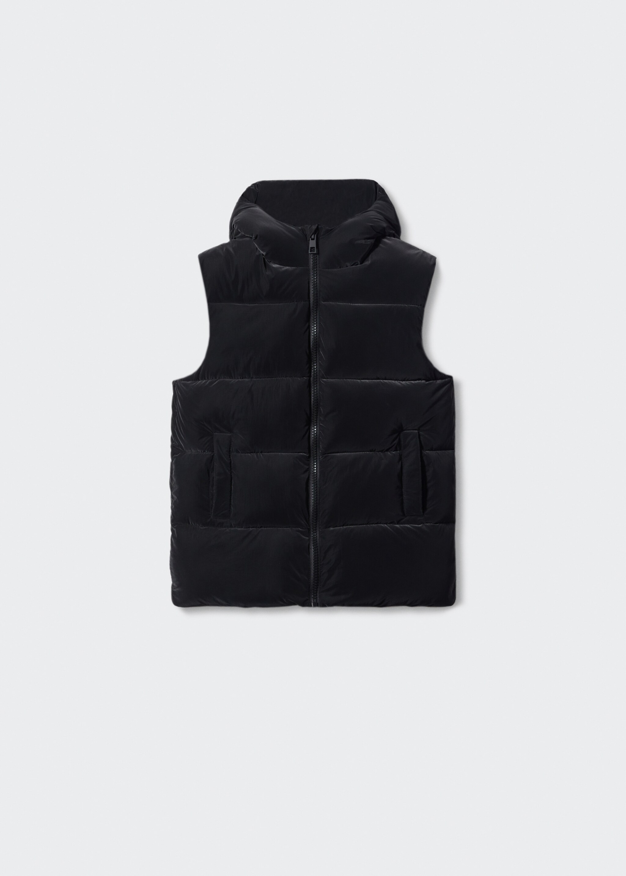 Gilet imbottito cappuccio - Articolo senza modello