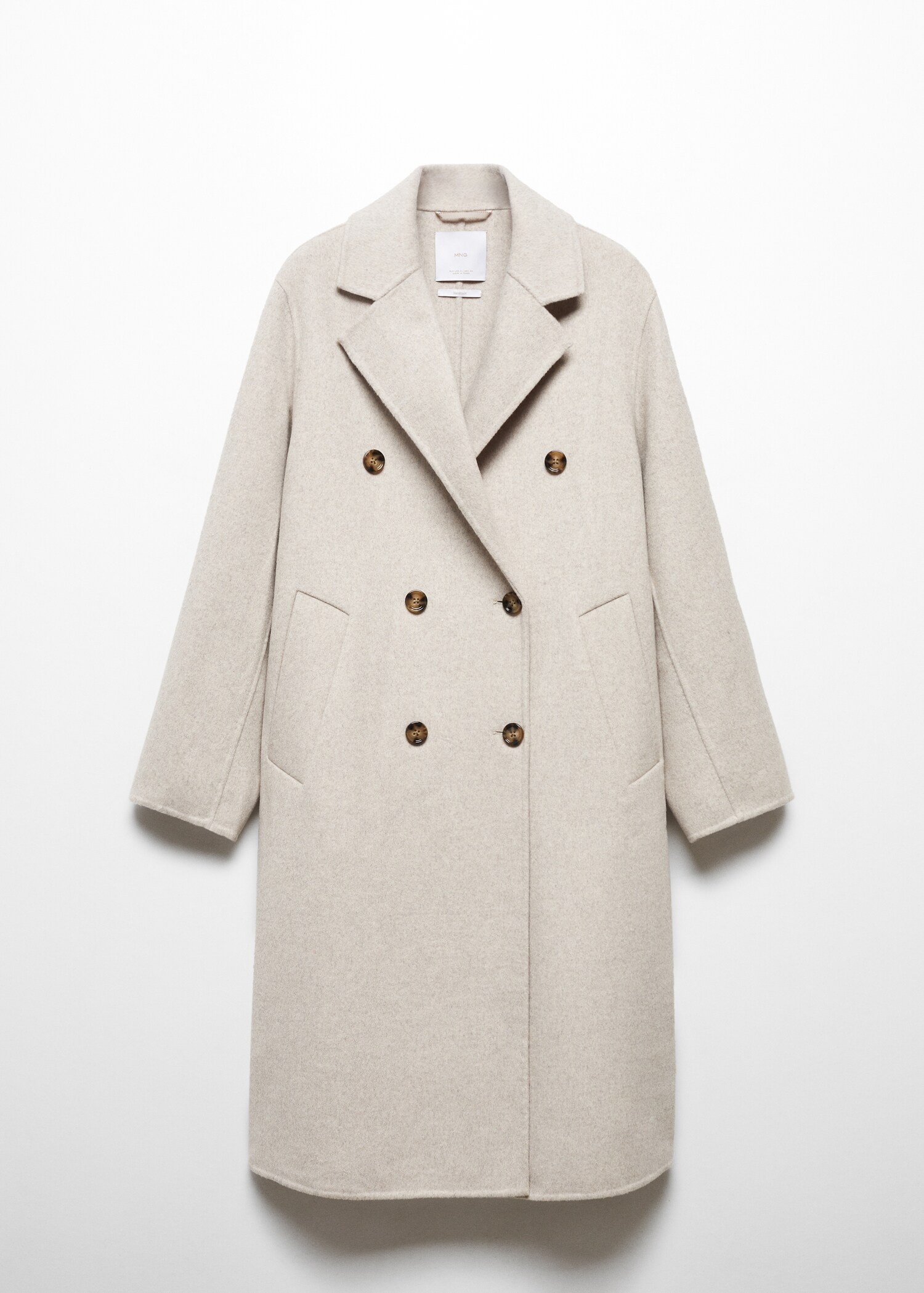 Handmade oversized wool coat - Article without model