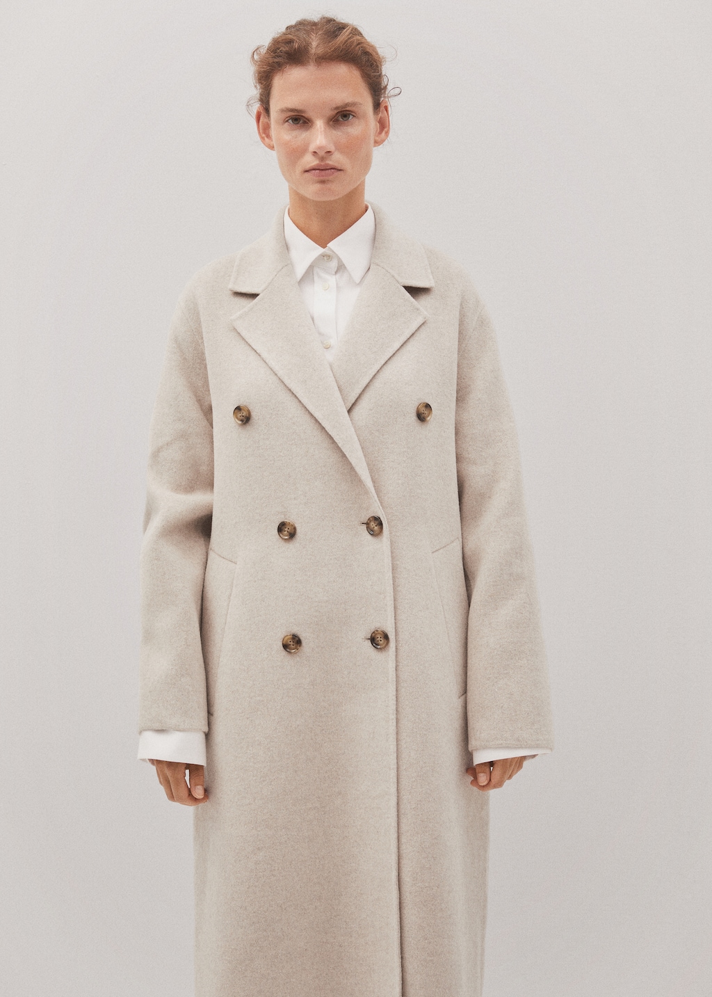 Handmade oversized wool coat - Women | MANGO OUTLET USA Handmade oversized wool coat - Women | MANGO OUTLET USA