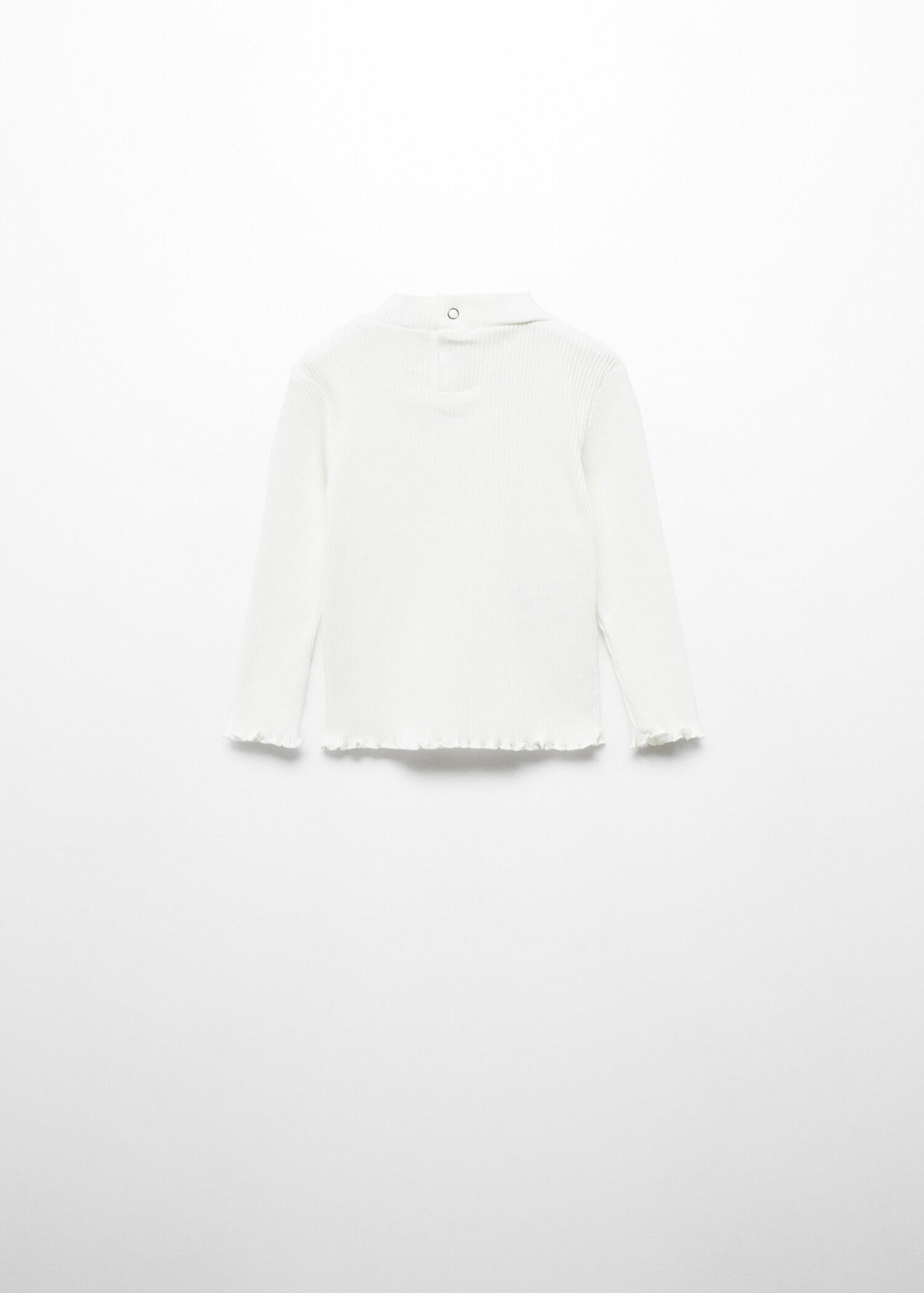 Long sleeve cotton t-shirt - Reverse of the article