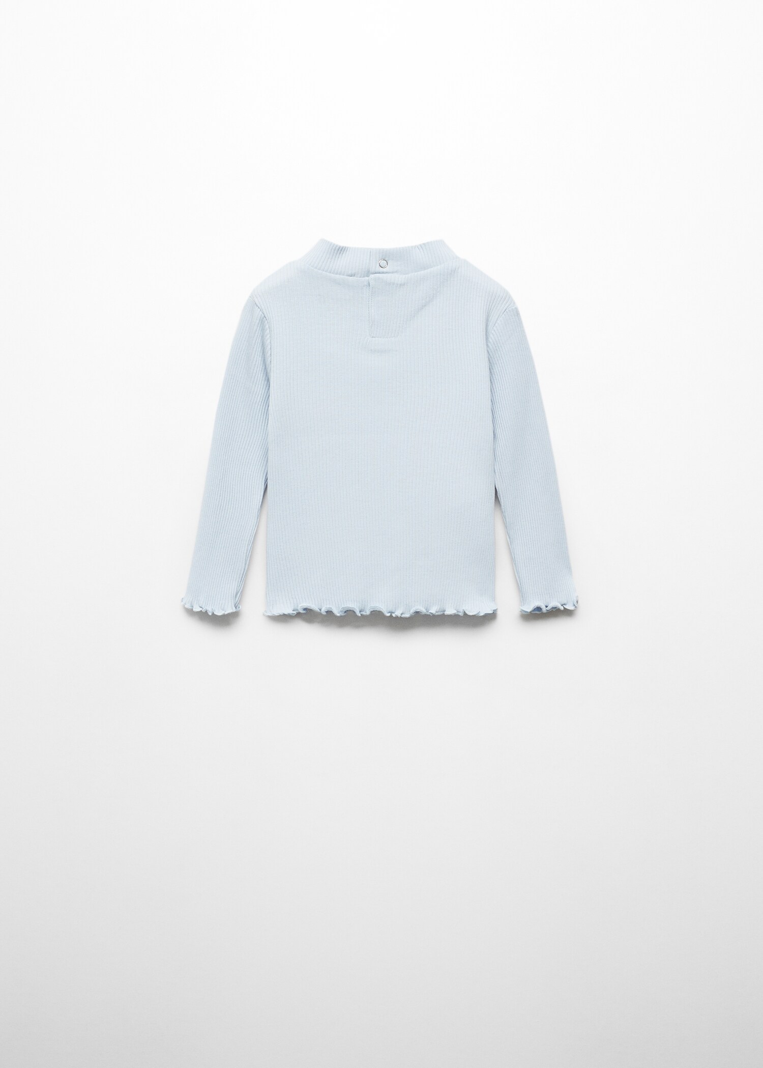 Long sleeve cotton t-shirt - Reverse of the article