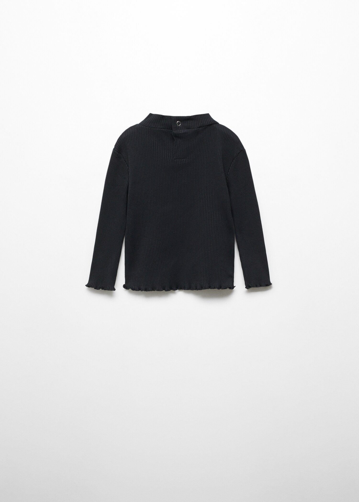 Long sleeve cotton t-shirt - Reverse of the article