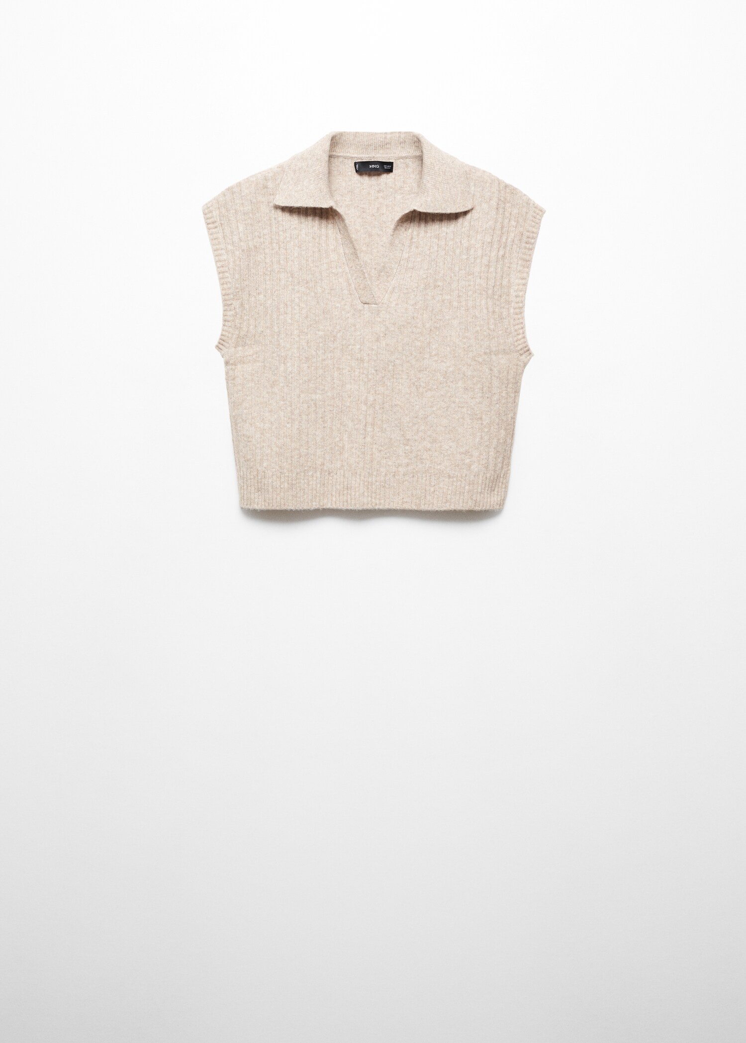 Gilet maille col polo - Article sans modèle