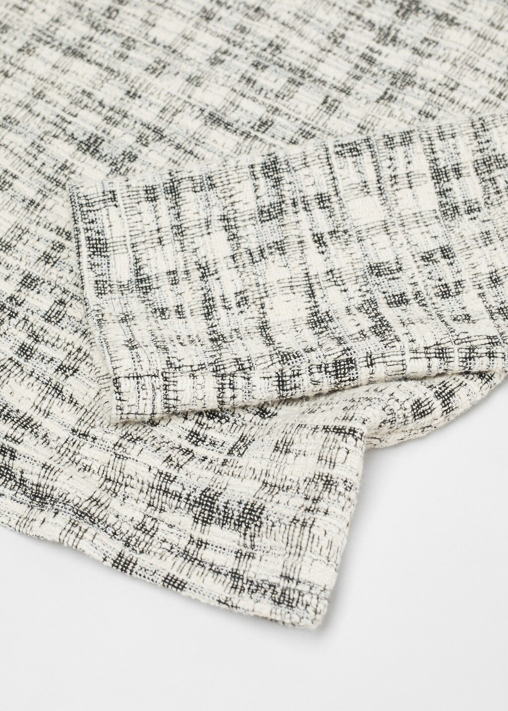 Round-neck tweed sweater - Women | MANGO OUTLET USA Round-neck tweed sweater - Women | MANGO OUTLET USA