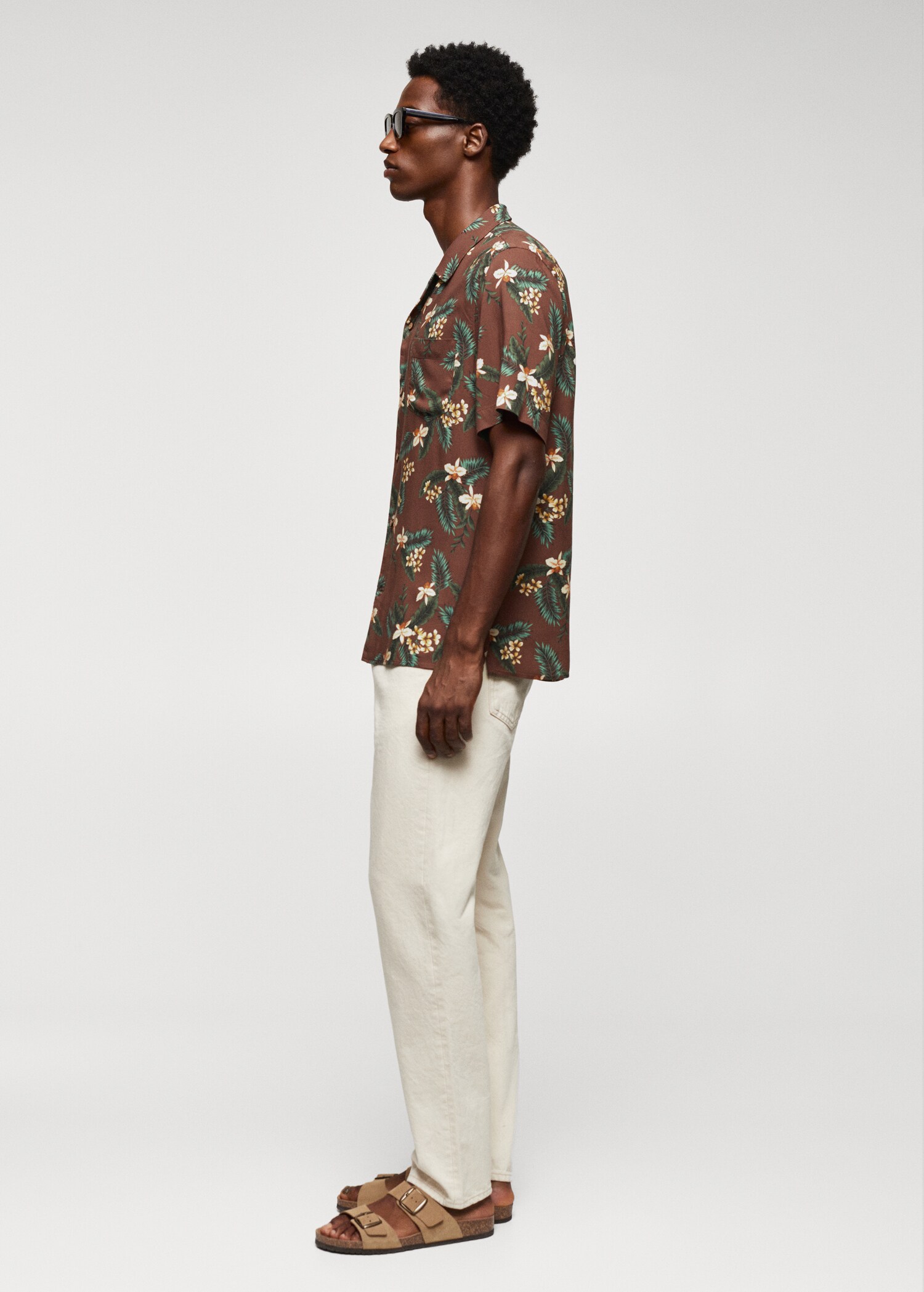 Regular-fit Hawaiian-print shirt - Details of the article 2