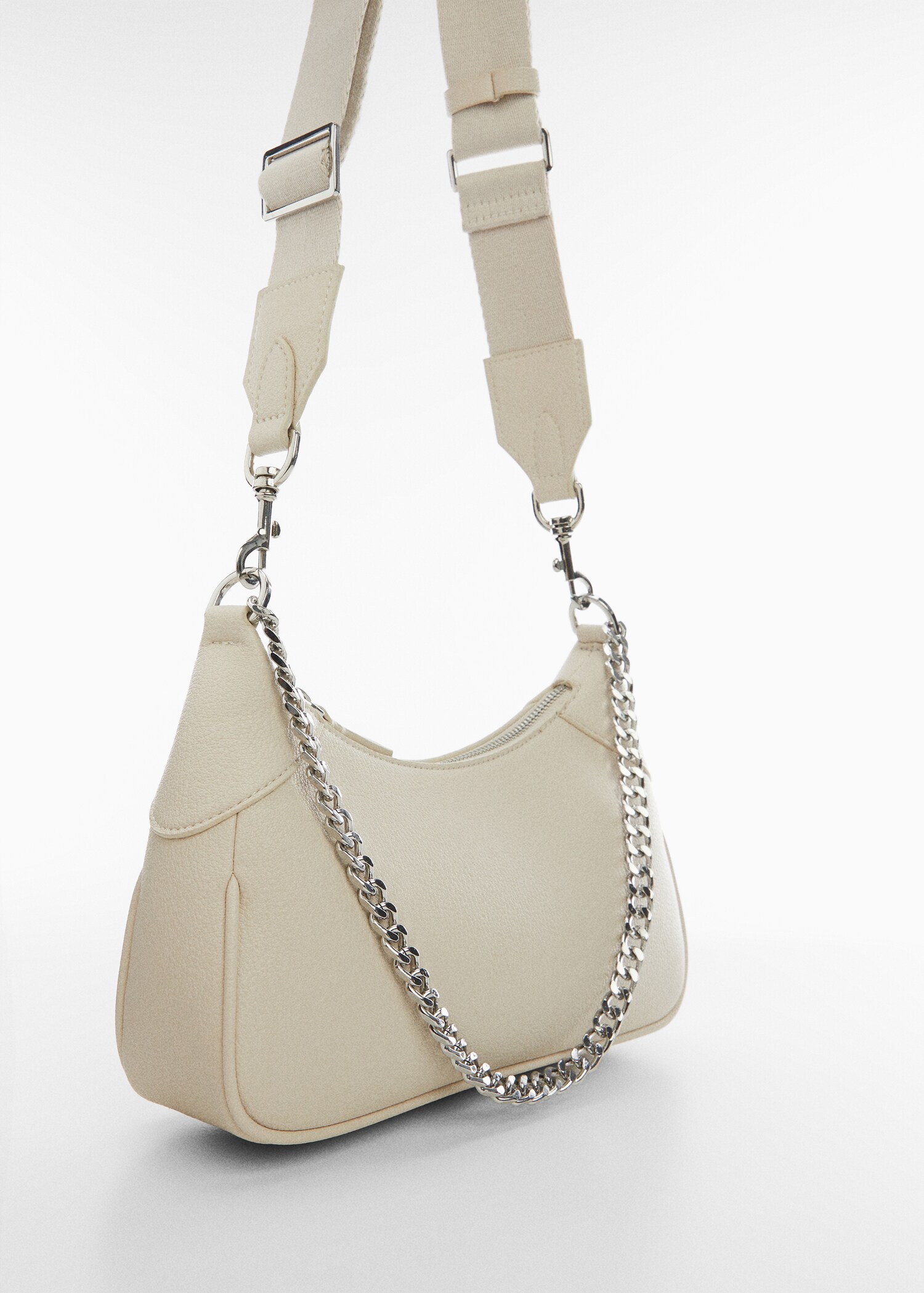 Crossbody bag with chain - Medium plane