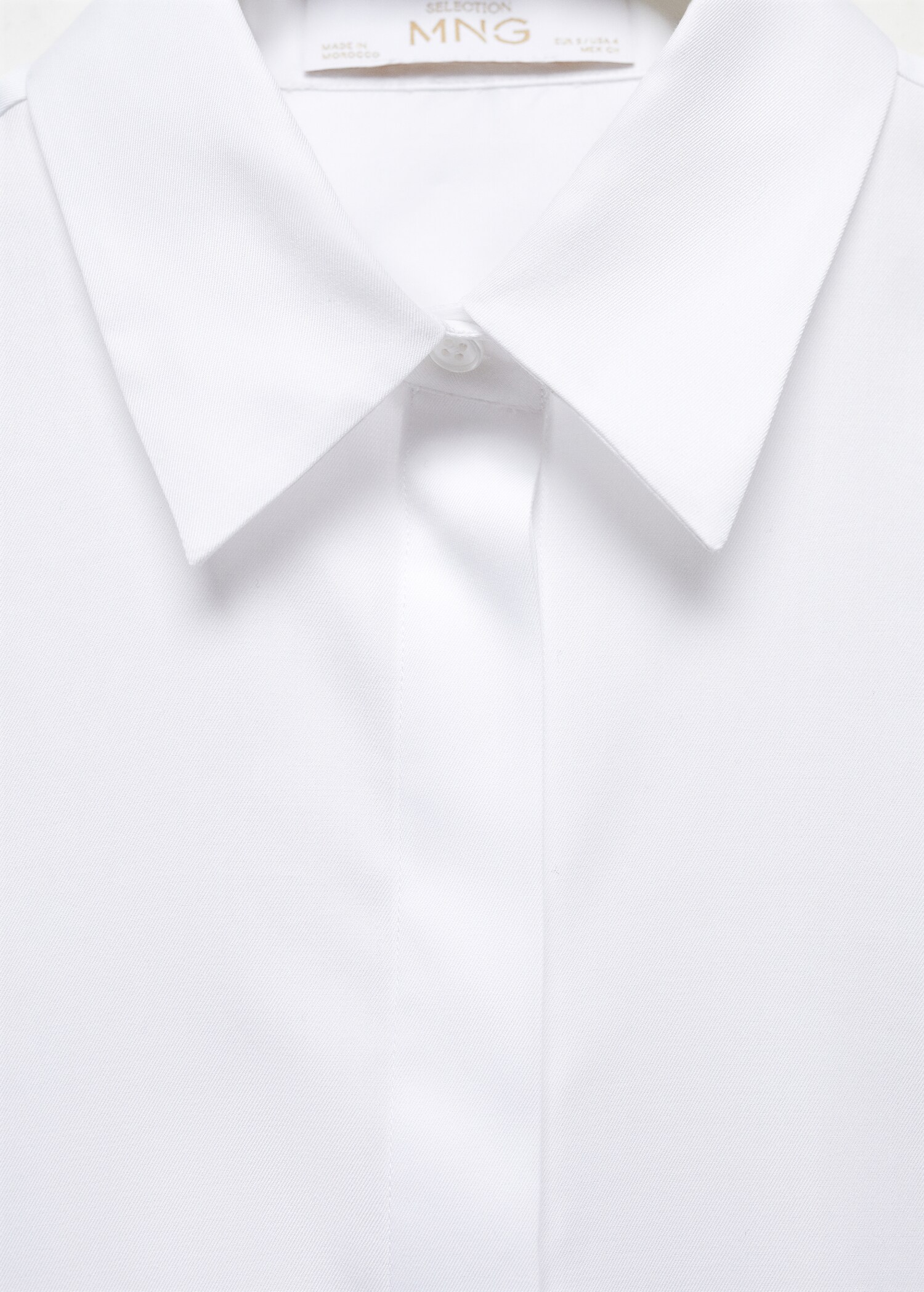 Slim-fit poplin shirt - Details of the article 8